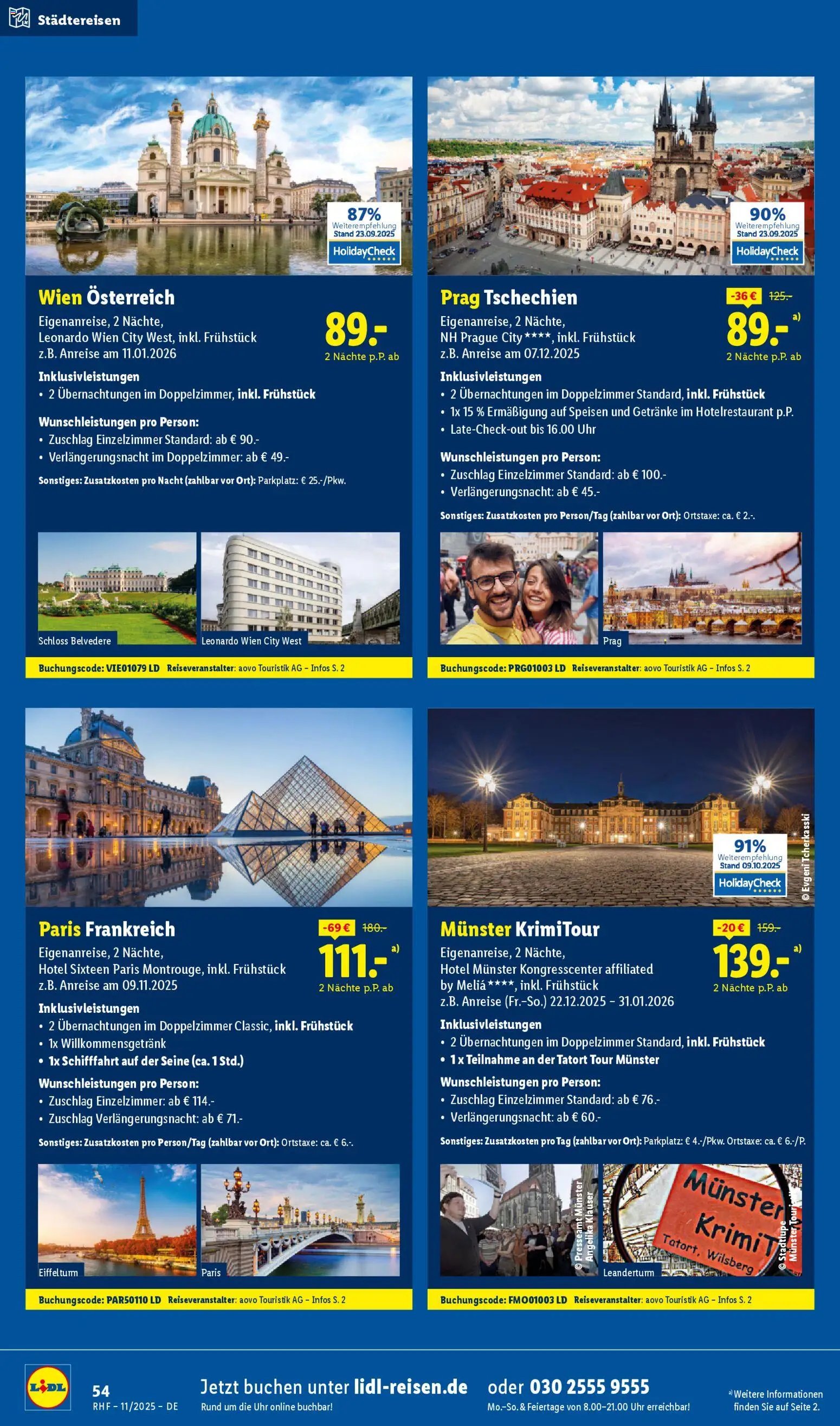 Lidl Reisen - Black Friday (2025-10-29 - 2025-11-30)