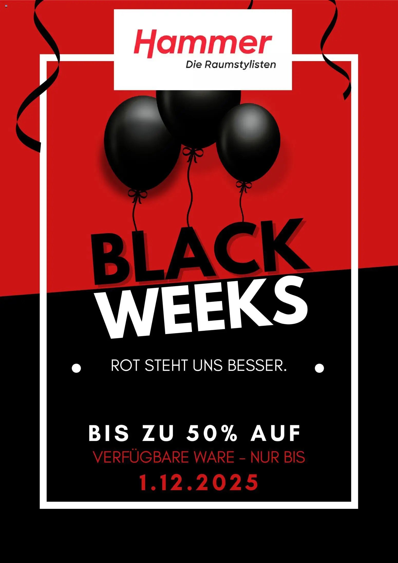 Hammer Zuhause - Black Friday