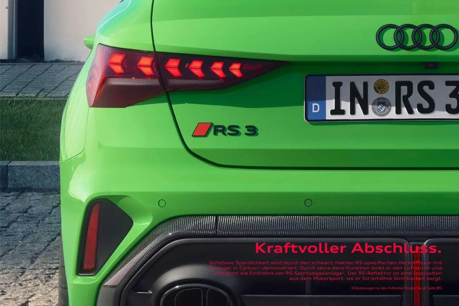 Audi RS 3 Sportback / RS 3 Limousine