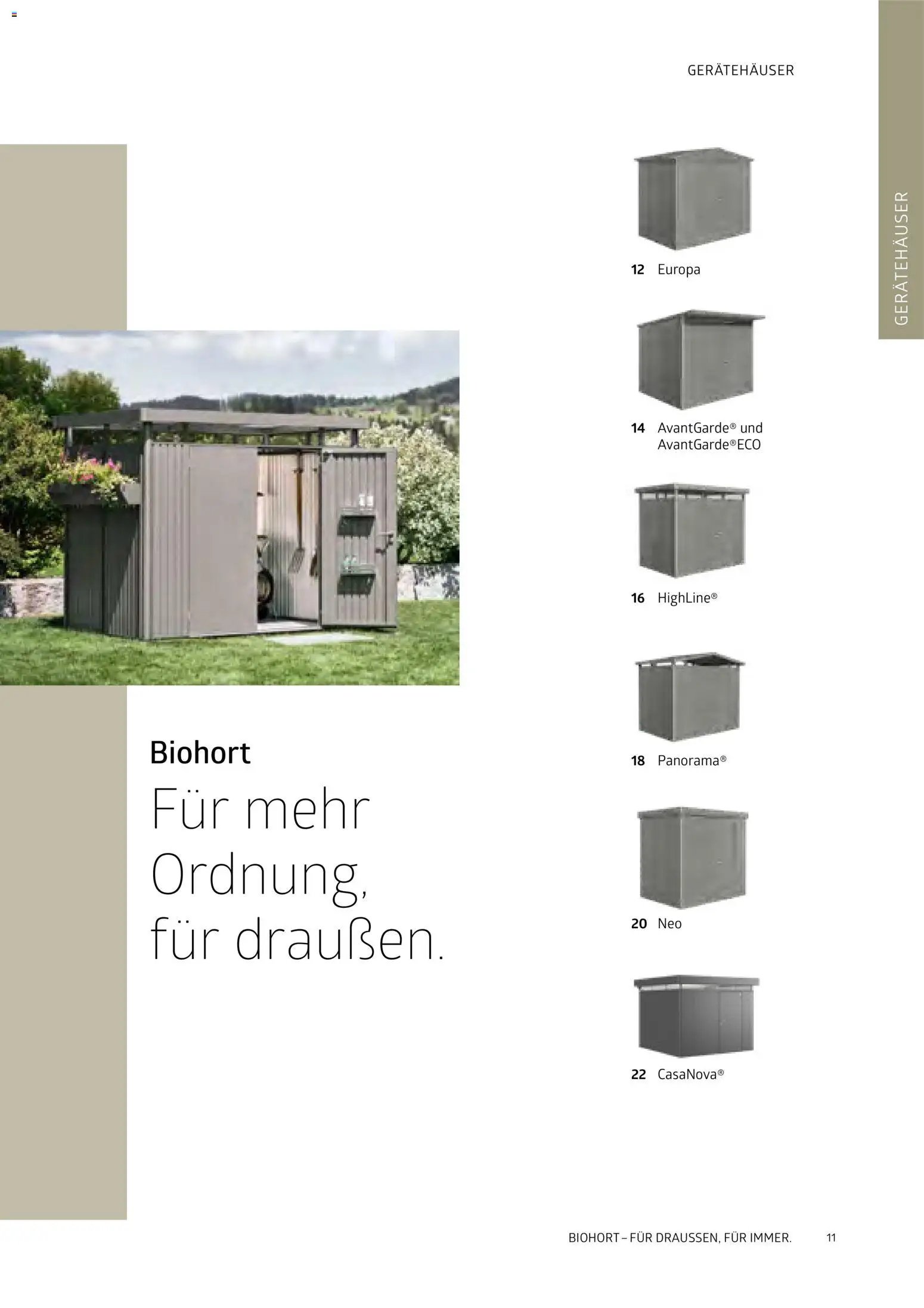 Dehner Biohort – Metall für Garten & Terrasse