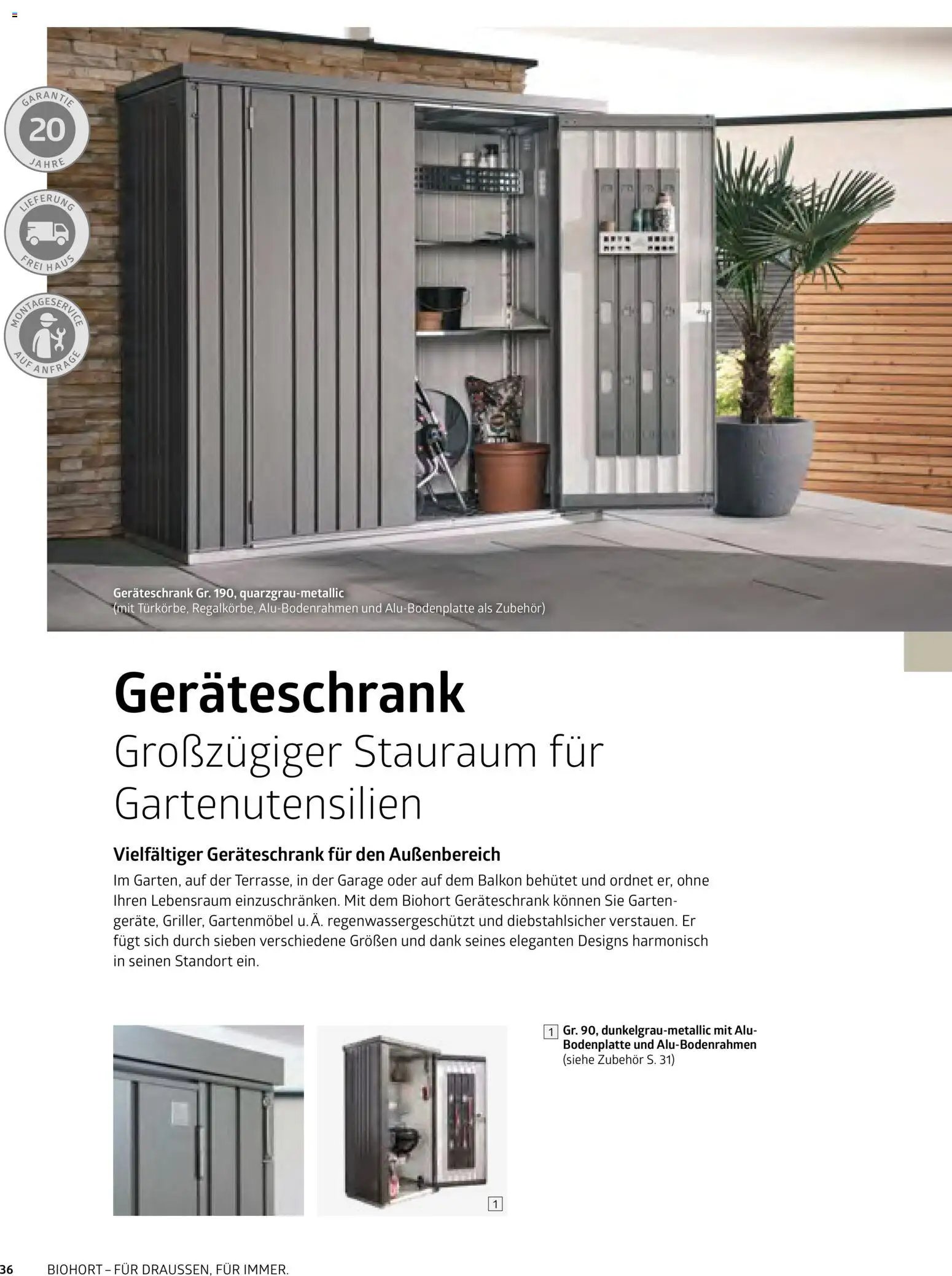 Dehner Biohort – Metall für Garten & Terrasse (2026-01-01 - 2026-12-31)