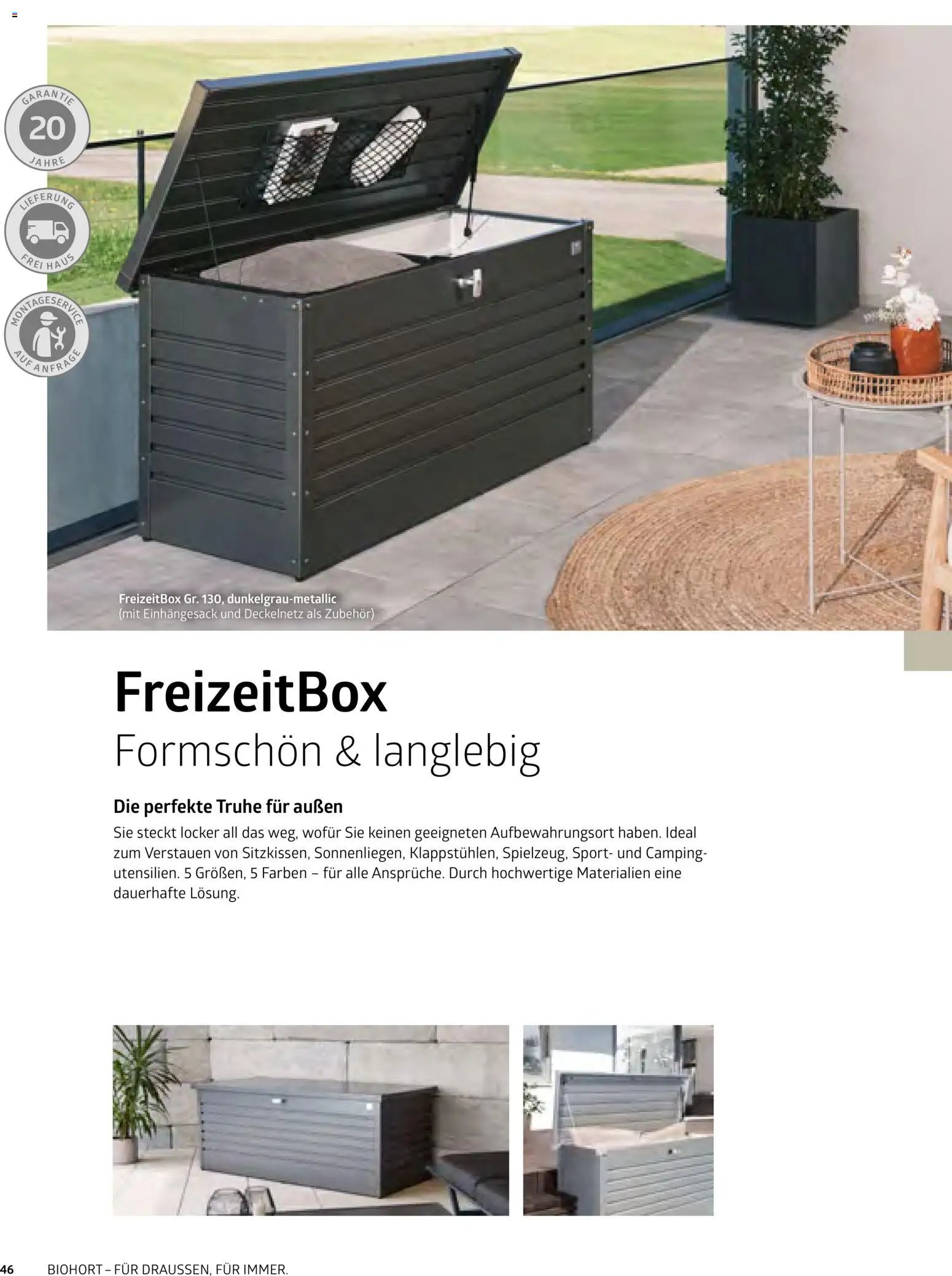 Dehner Biohort – Metall für Garten & Terrasse (2026-01-01 - 2026-12-31)