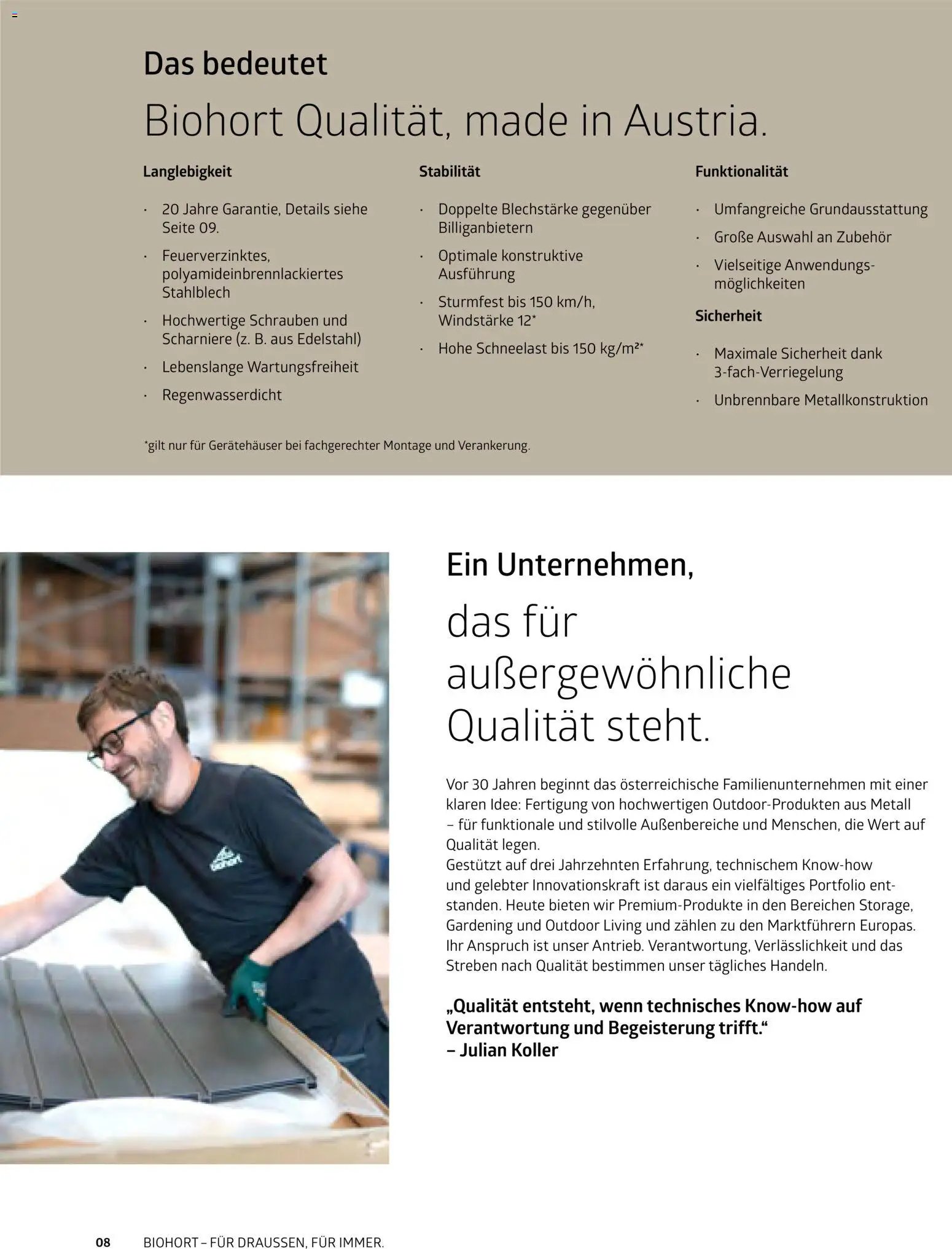 Dehner Biohort – Metall für Garten & Terrasse