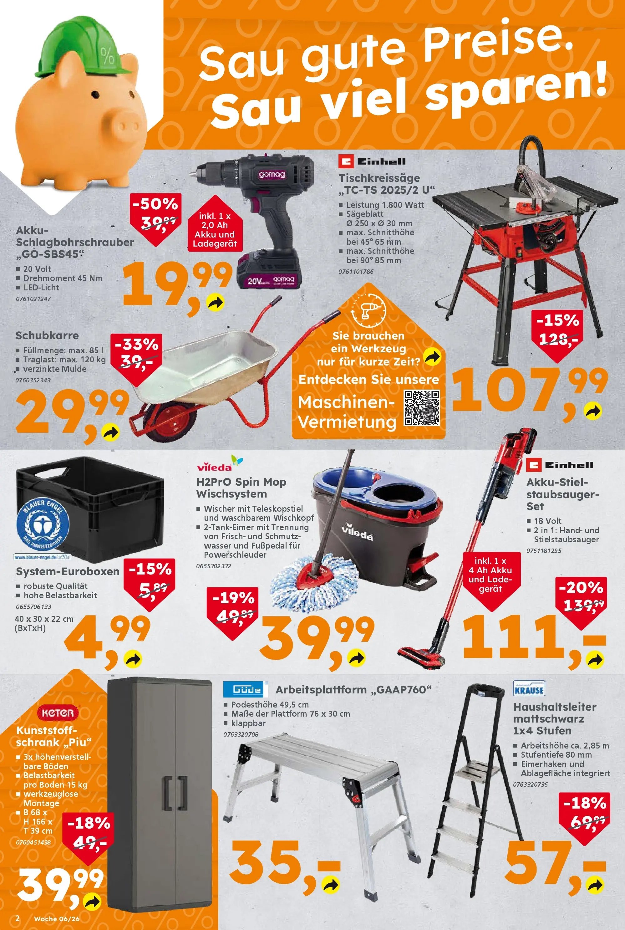 Globus Baumarkt prospekt Hösbach	