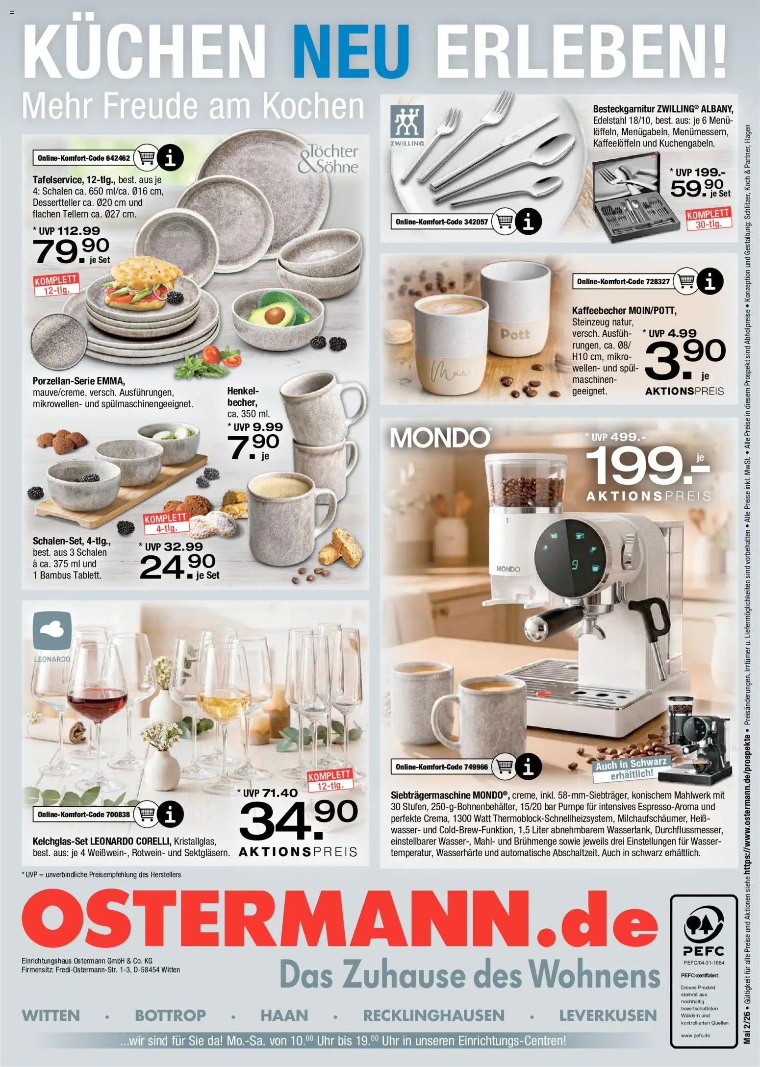 Ostermann Küchen neu erleben