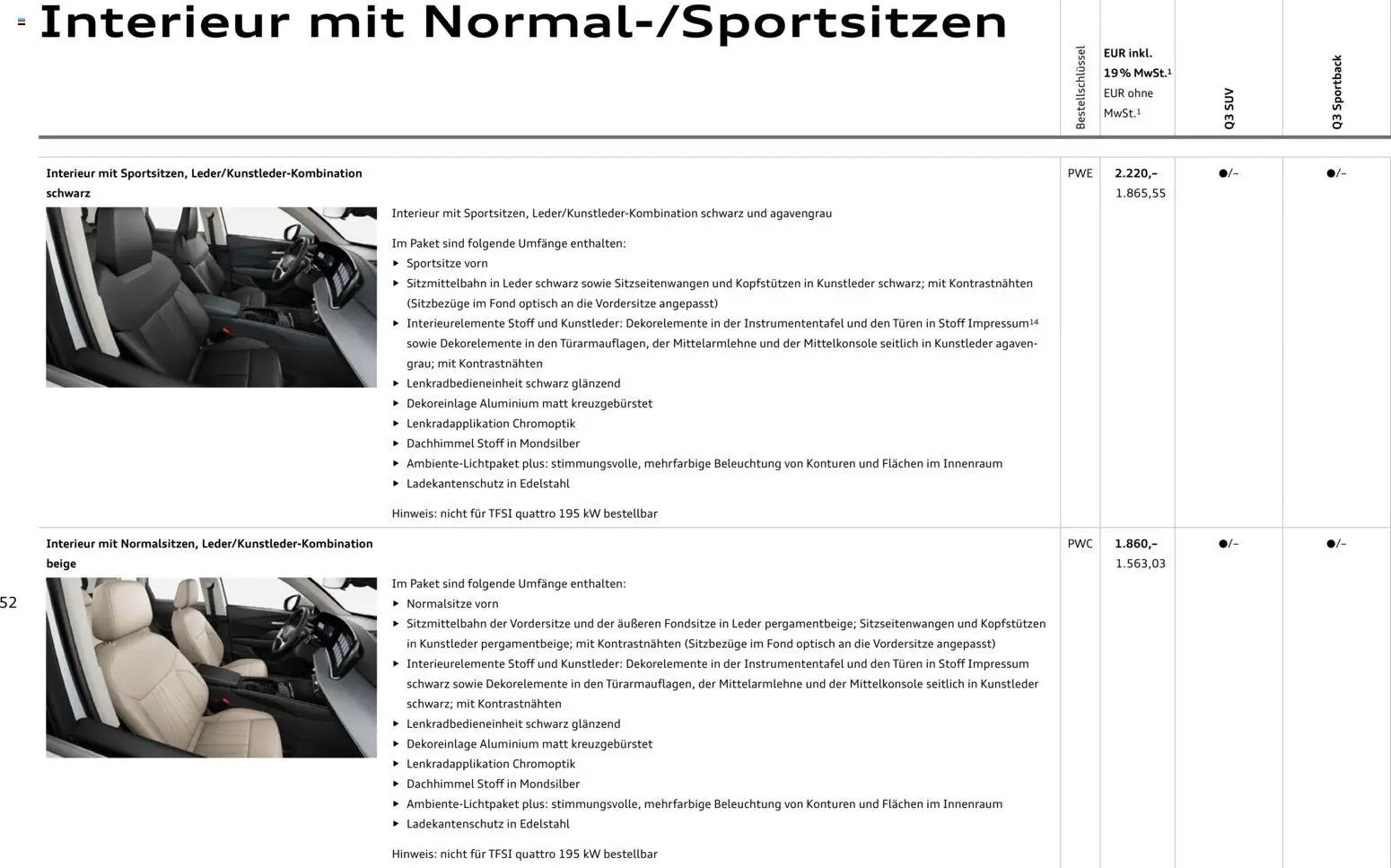 Audi Q3 (2026-01-29 - 2026-12-31)