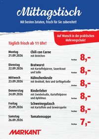 Markant  Mittagstisch