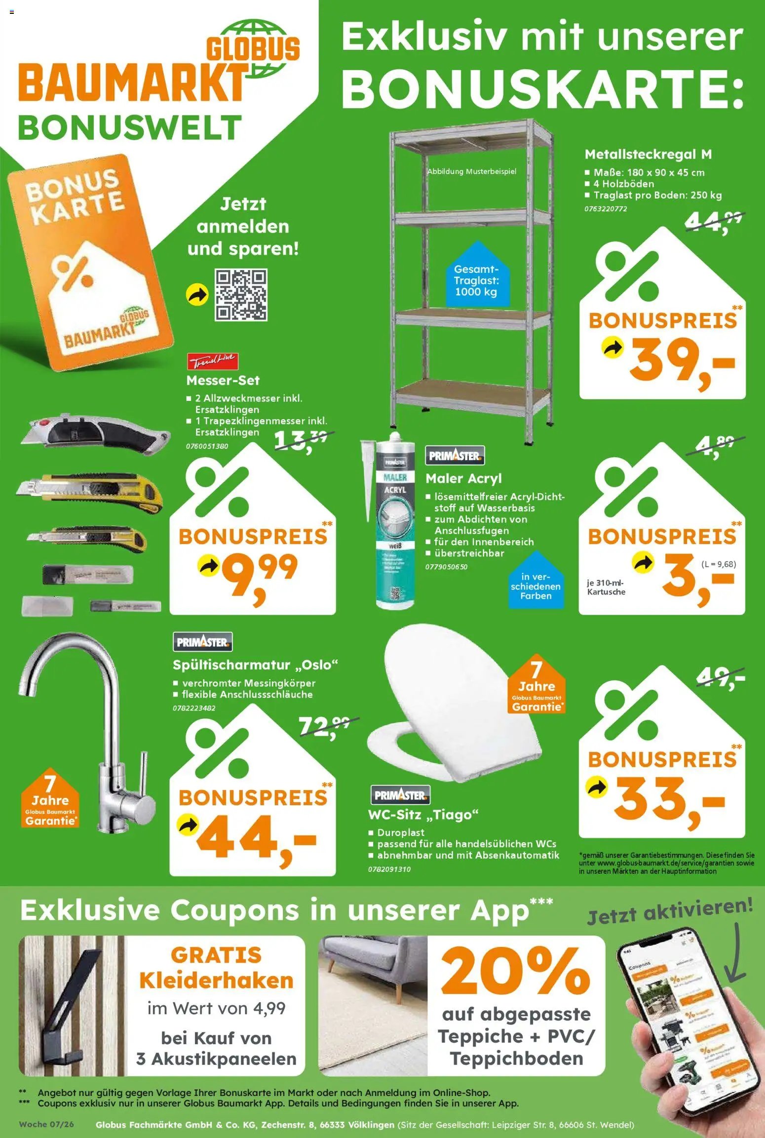 Globus Baumarkt Prospekt Stralsund-Groß Lüdershagen	