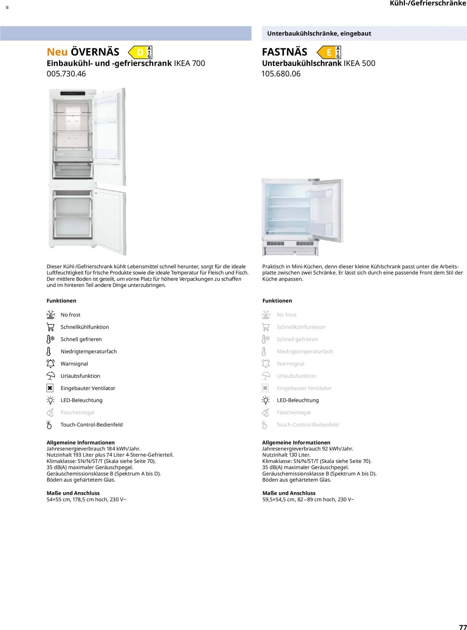 Ikea Elektrogeräte (2026-01-02 - 2026-11-30)