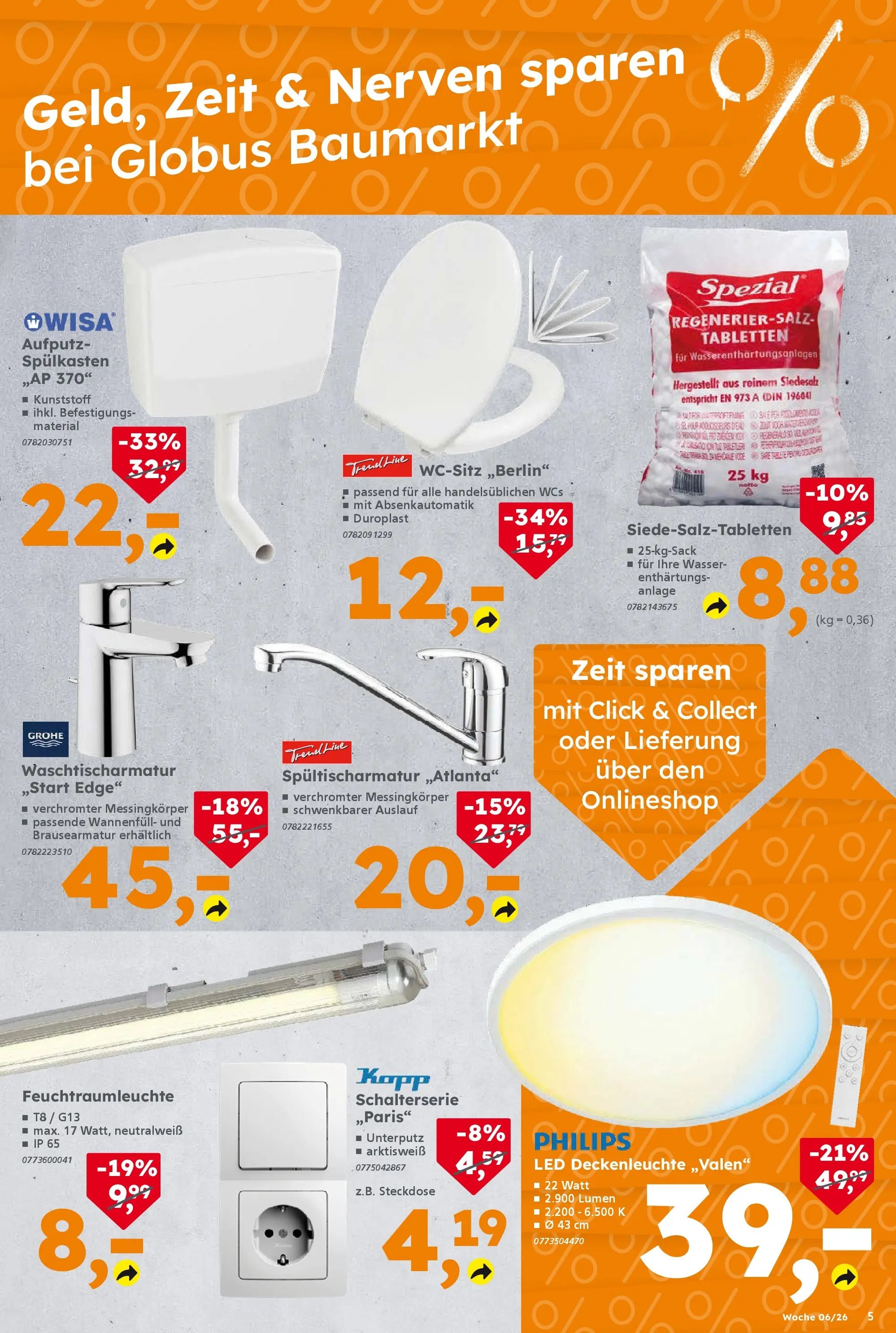 Globus Baumarkt prospekt Peine	