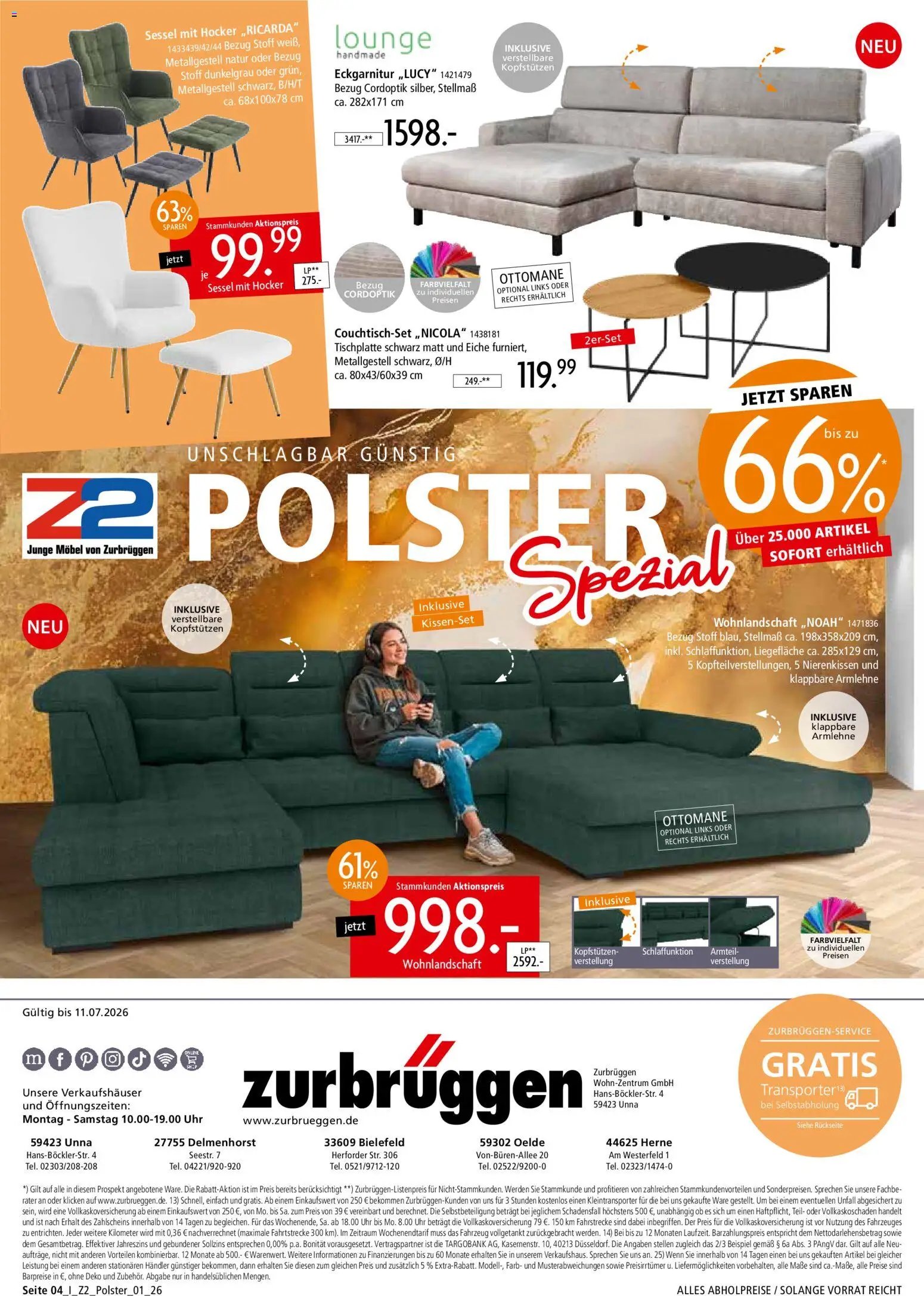Zurbrüggen Z2 Polstermöbel Spezial
