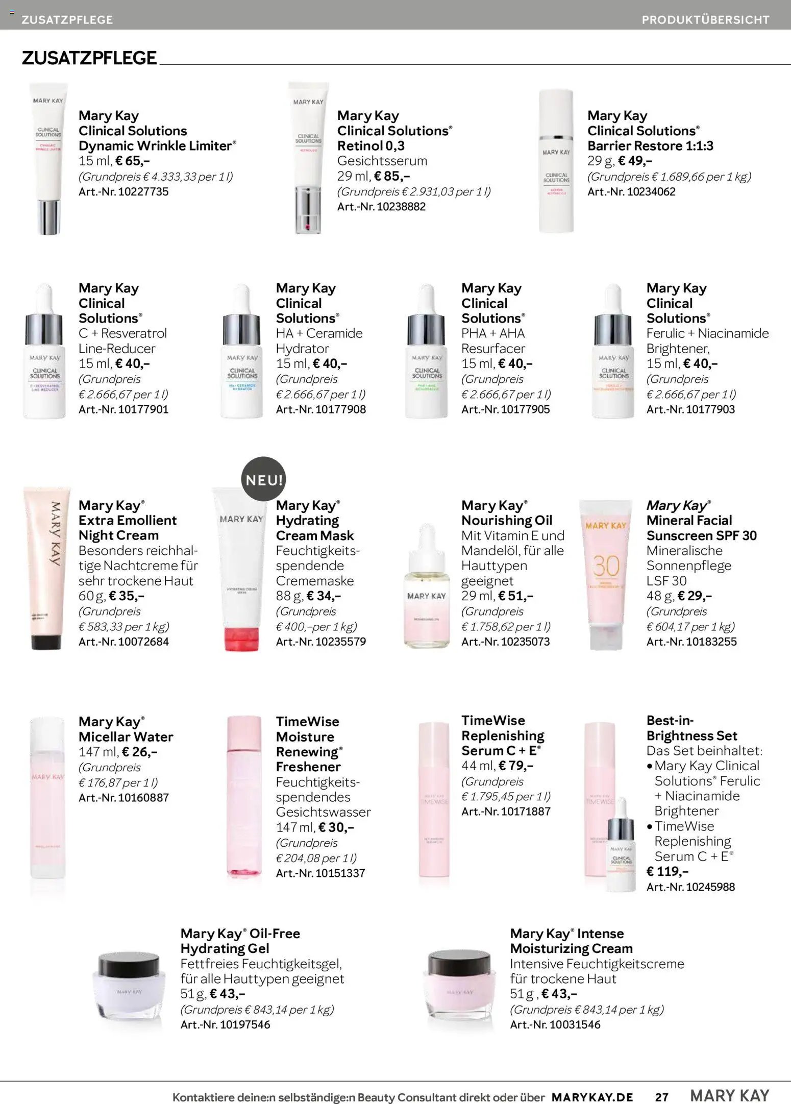 Mary Kay Katalog