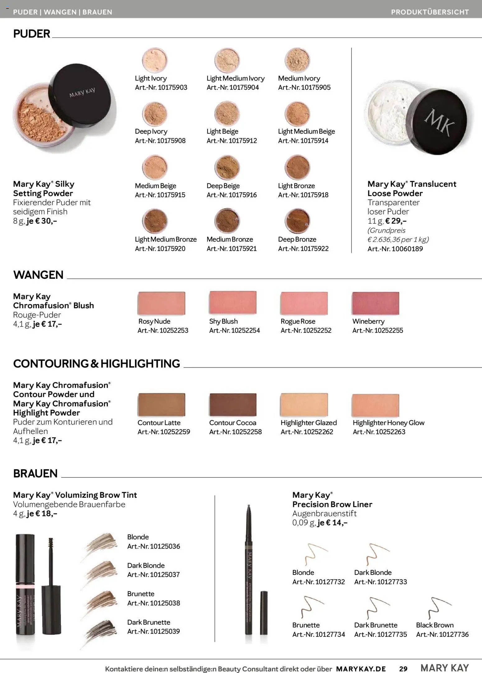 Mary Kay Katalog