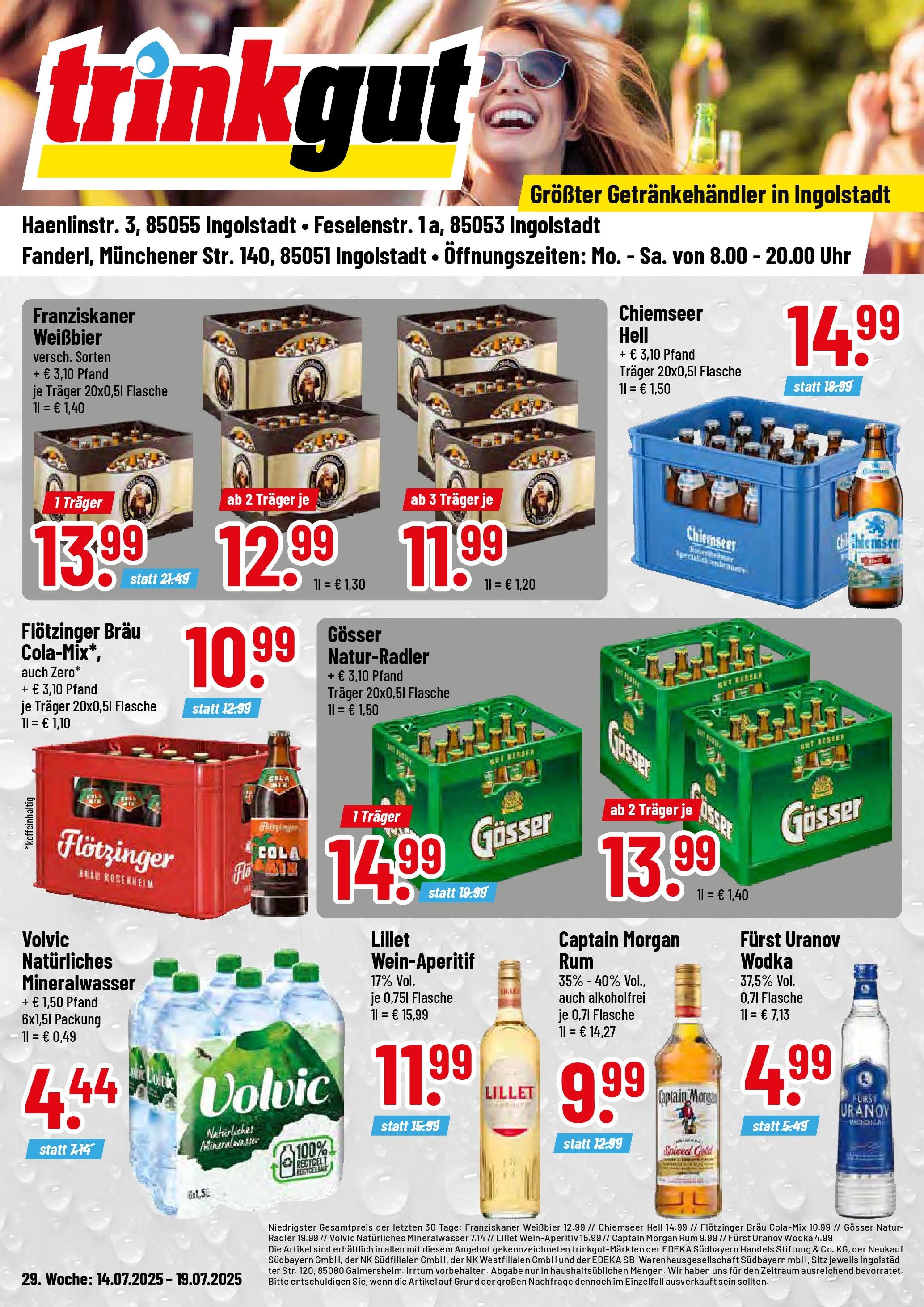 Trinkgut prospekt Ingolstadt	 (2025-07-13 - 2025-07-19) | 1
