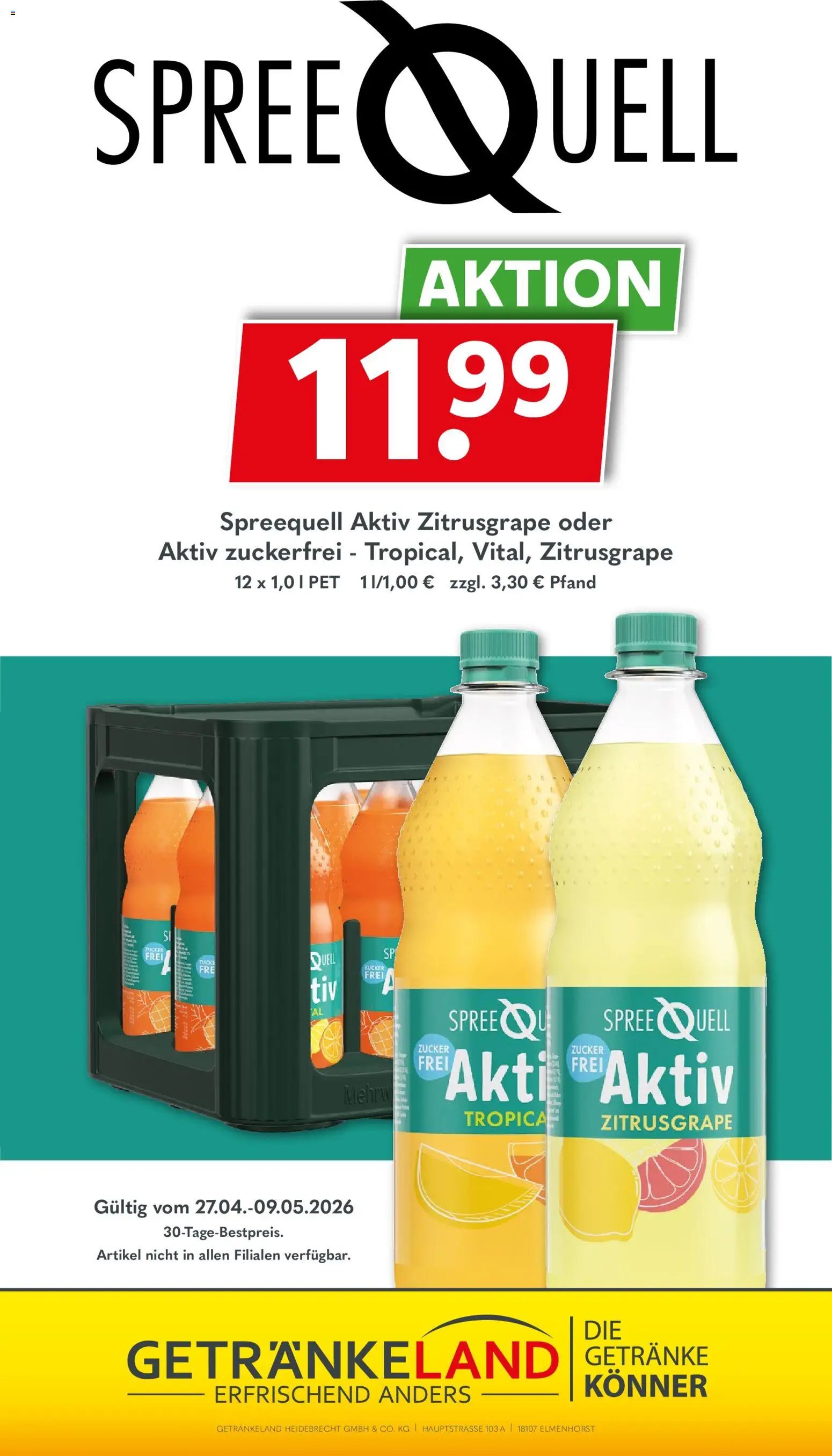 Getränkeland Prospekt 	 (2026-04-27 - 2026-05-09)