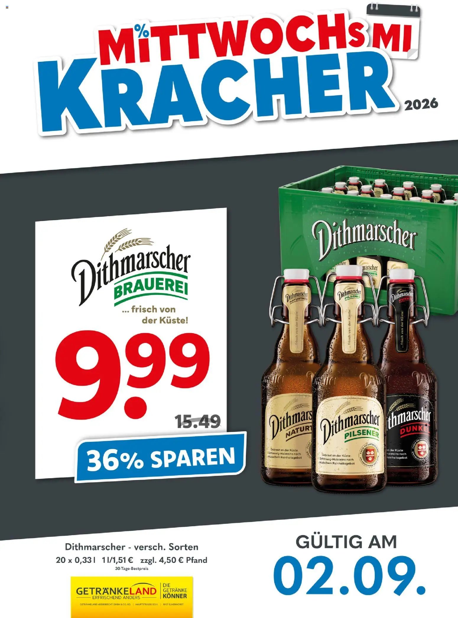 Getränkeland Mittwochs Kracher