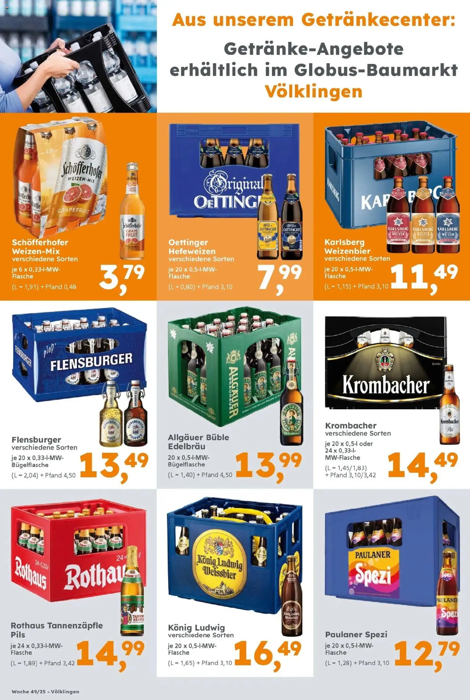 Globus Baumarkt prospekt Völklingen	