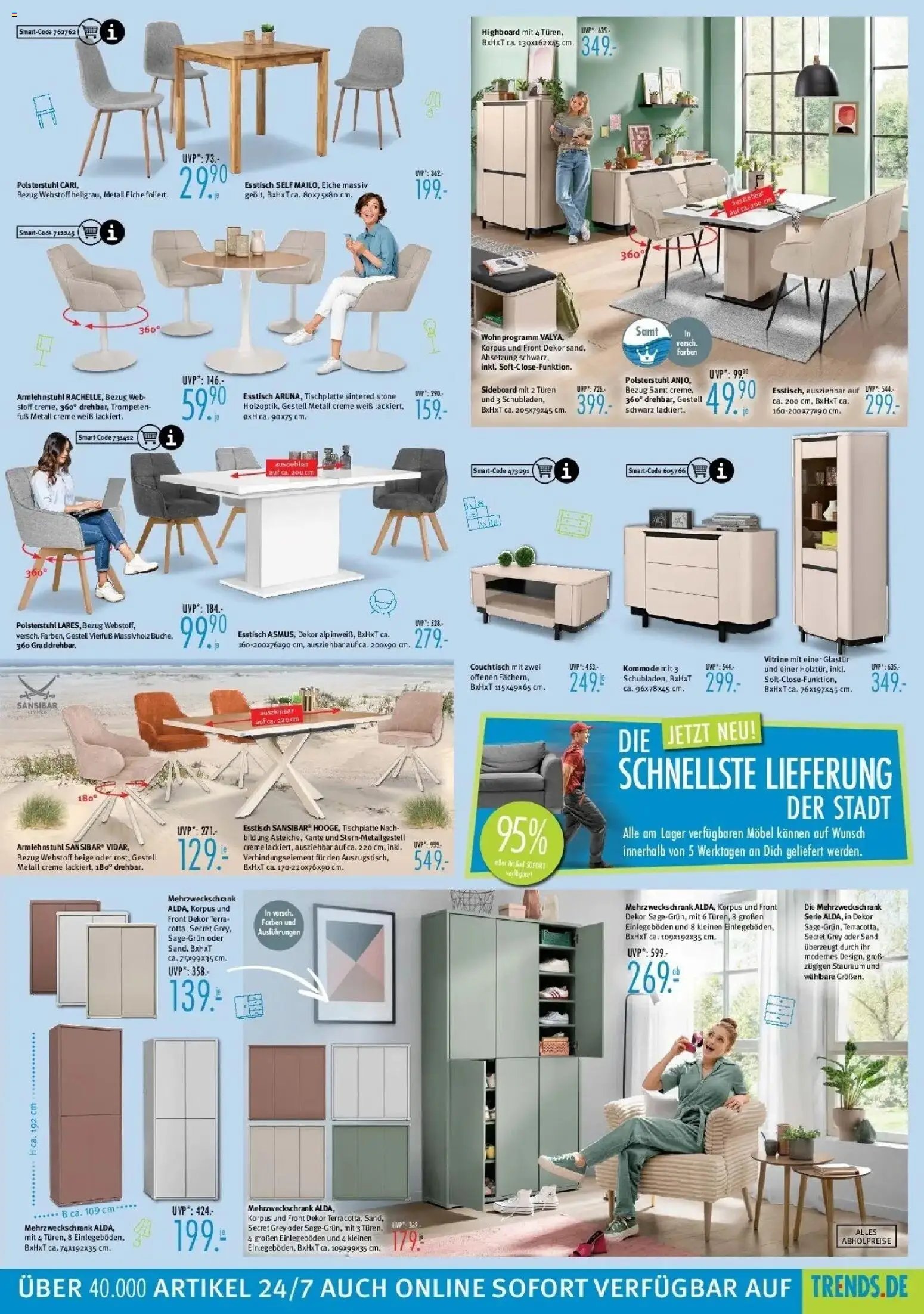 Trends - Ostermann Trends: Neue Möbel wirken Wunder.