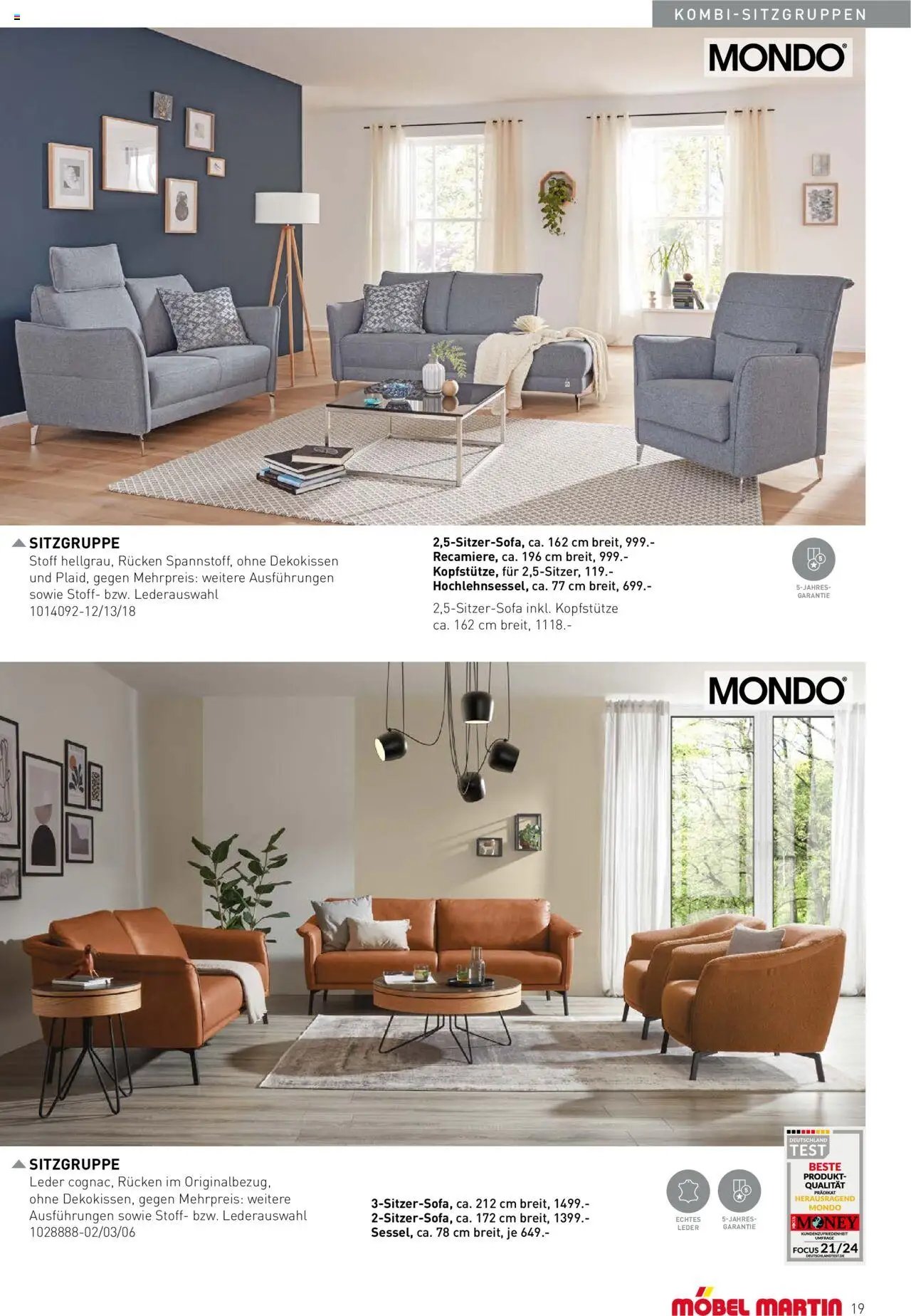 Möbel Martin Sessel & Sofas (2025-08-30 - 2025-12-31) | 19