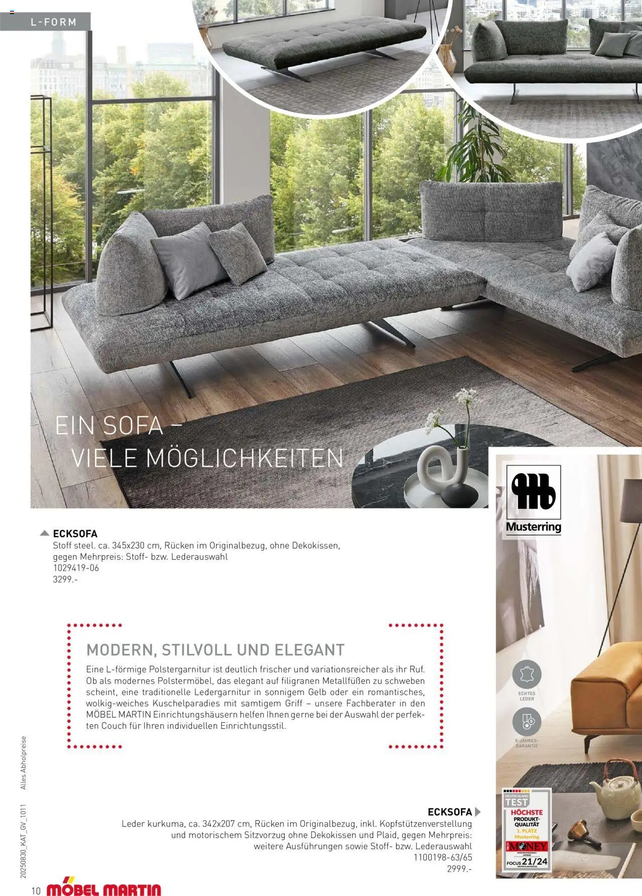 Möbel Martin Sessel & Sofas (2025-08-30 - 2025-12-31) | 10