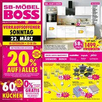 SB Möbel Boss Prospekt Gütersloh