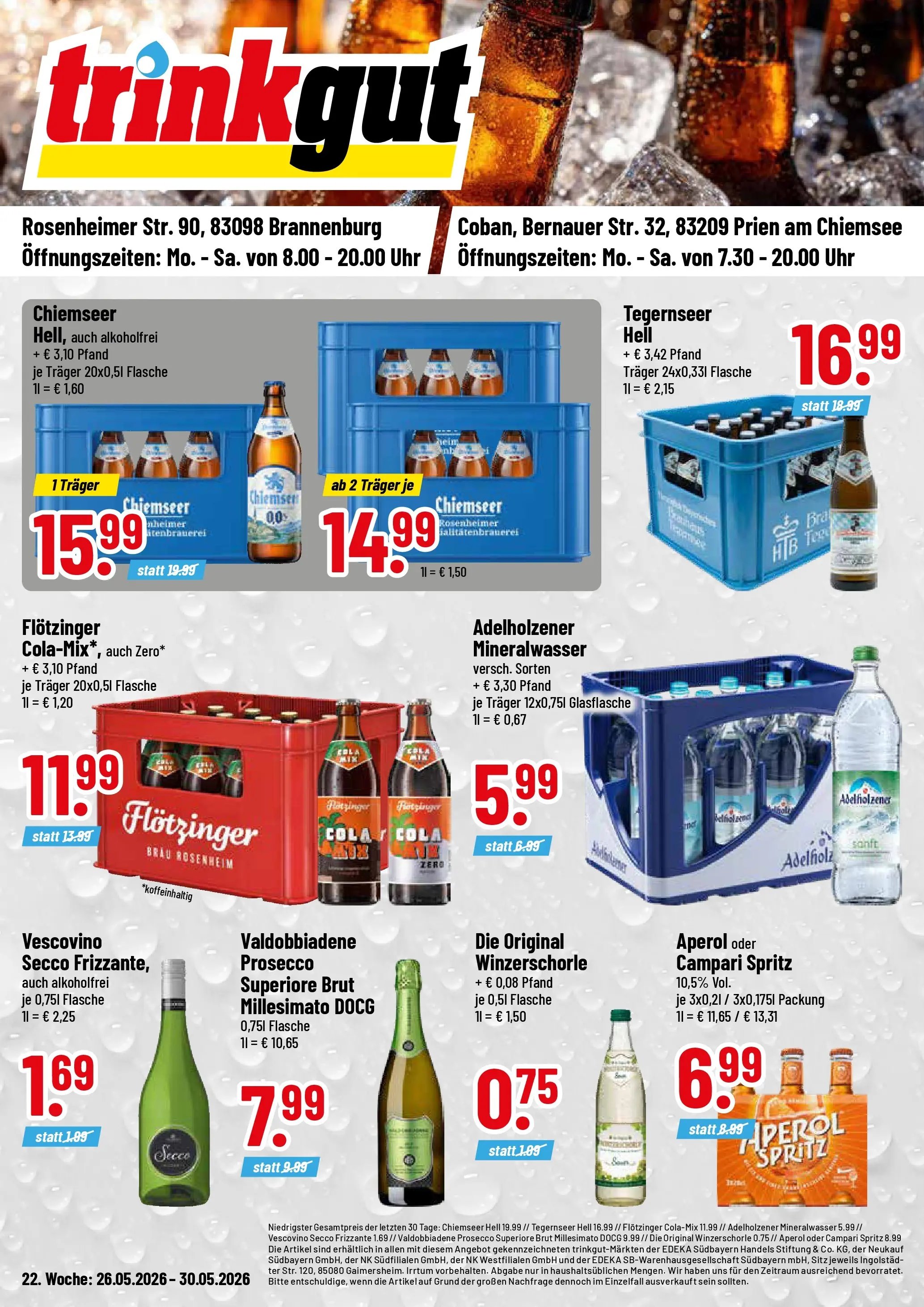 Trinkgut Prospekt Prien Am Chiemsee