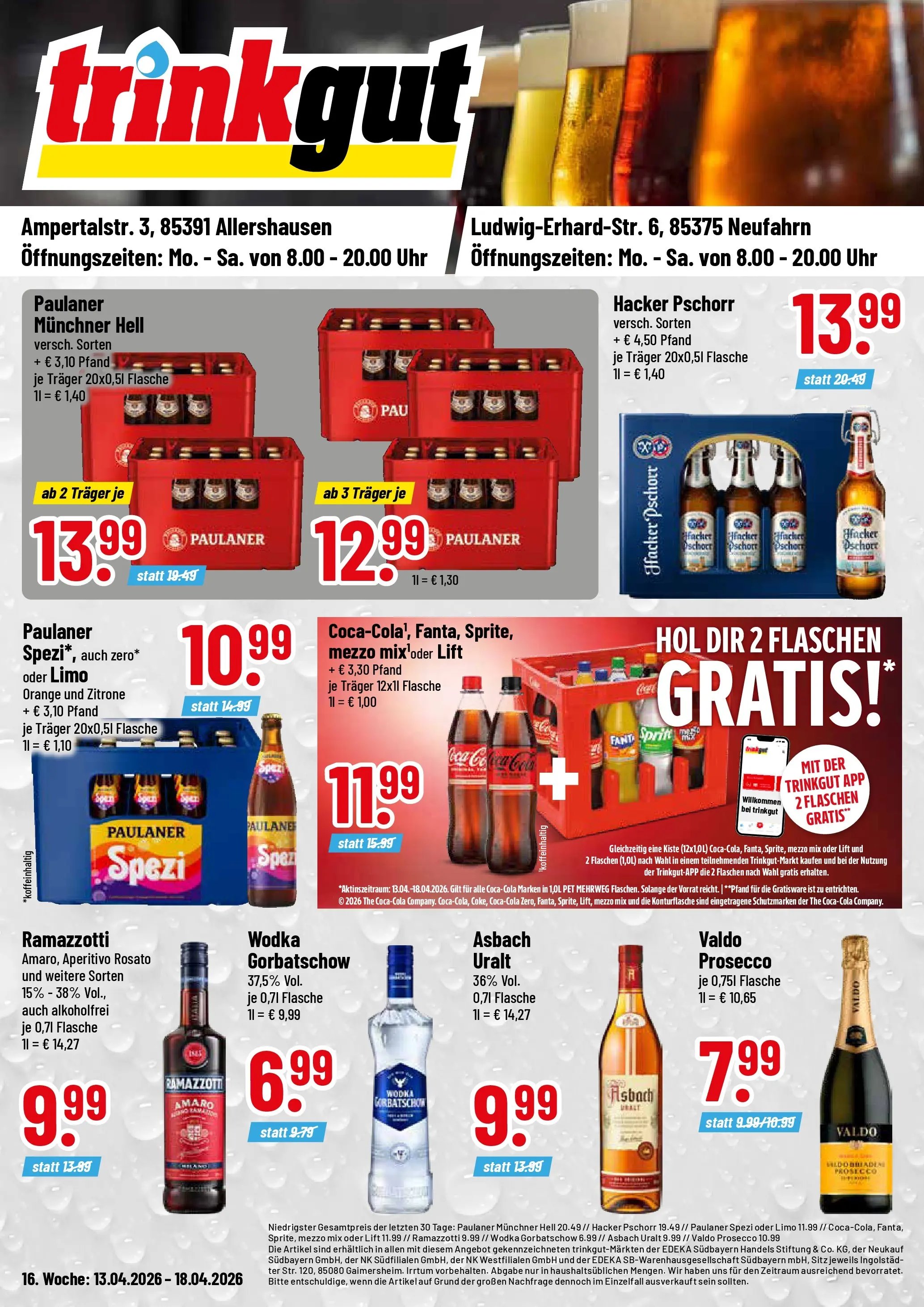 Trinkgut Prospekt Neufahrn	