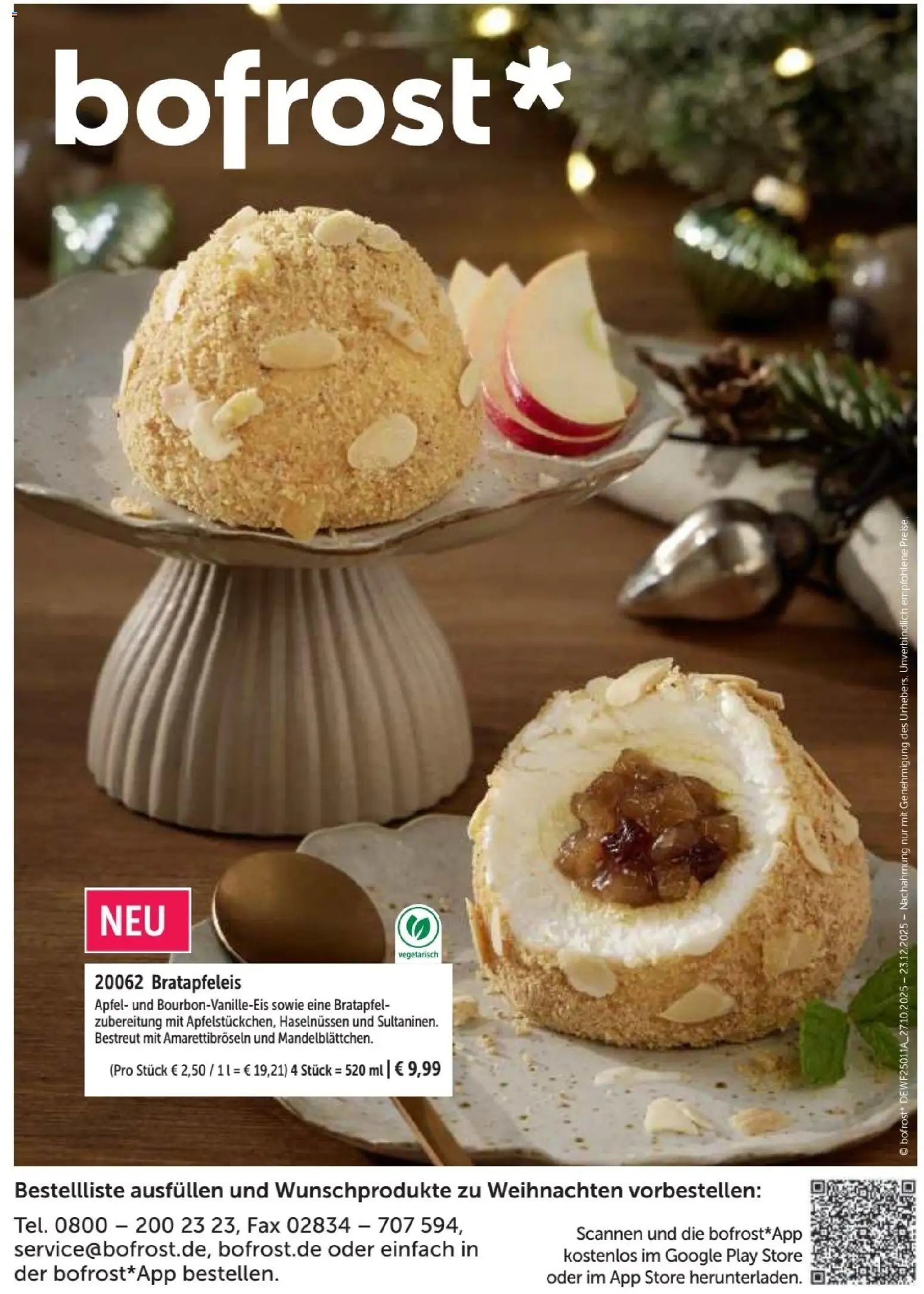 Bofrost Weihnachten 2025 (2025-10-23 - 2025-12-31)