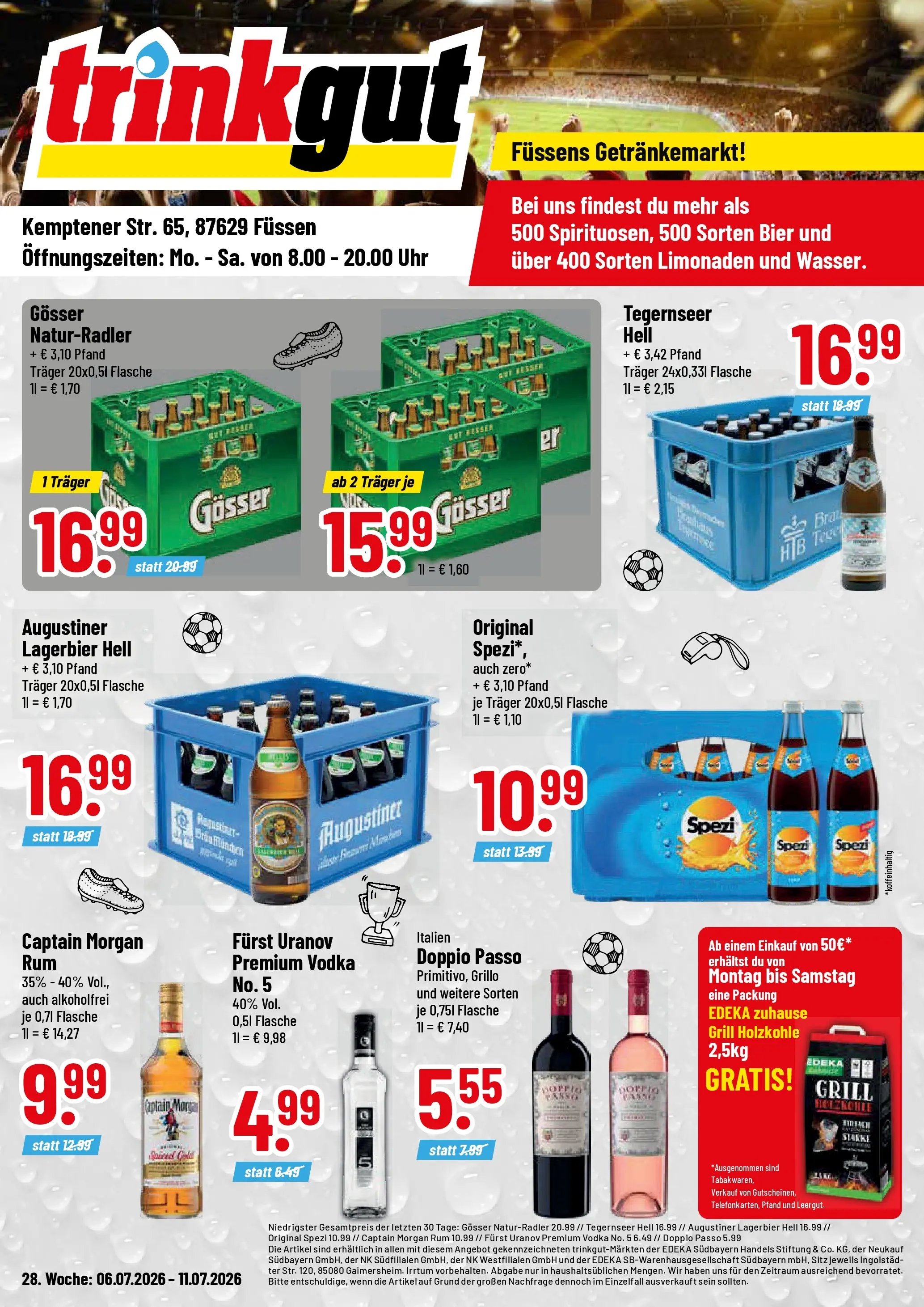 Trinkgut Prospekt Füssen