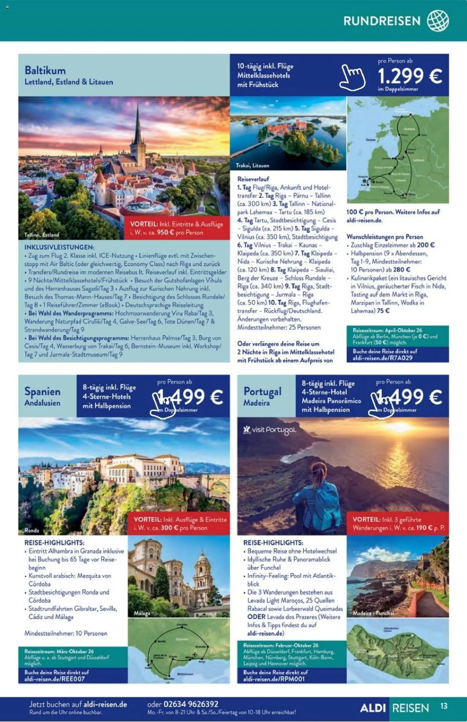 Aldi Reisen Prospekt 	 (2026-01-01 - 2026-01-30)