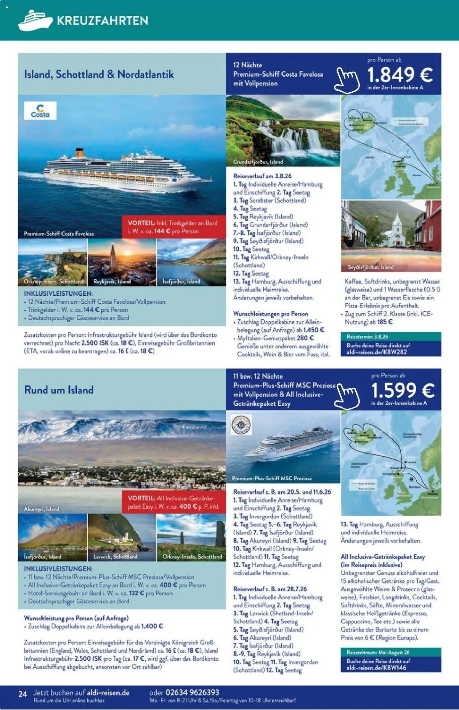 Aldi Reisen Prospekt 	 (2026-01-01 - 2026-01-30)