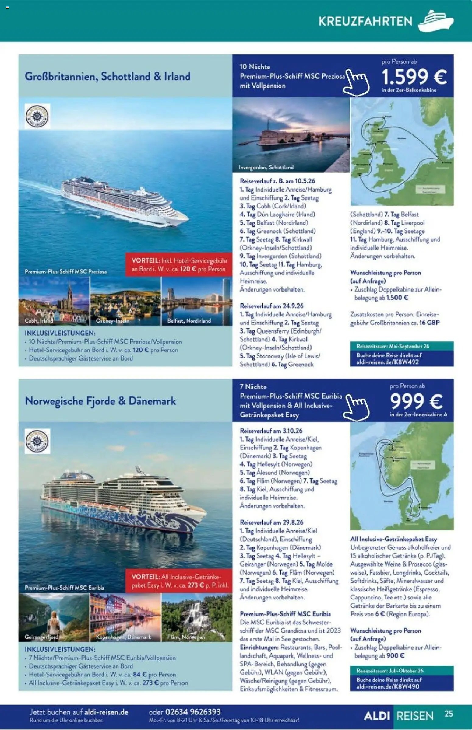 Aldi Reisen Prospekt 	 (2026-01-01 - 2026-01-30)