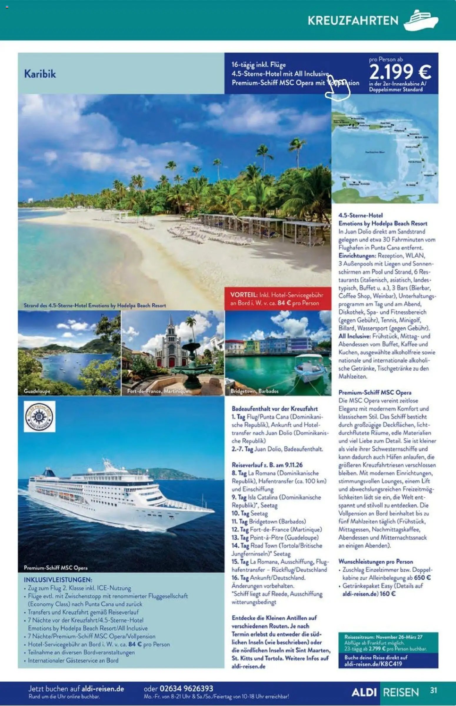 Aldi Reisen Prospekt 	 (2026-01-01 - 2026-01-30)