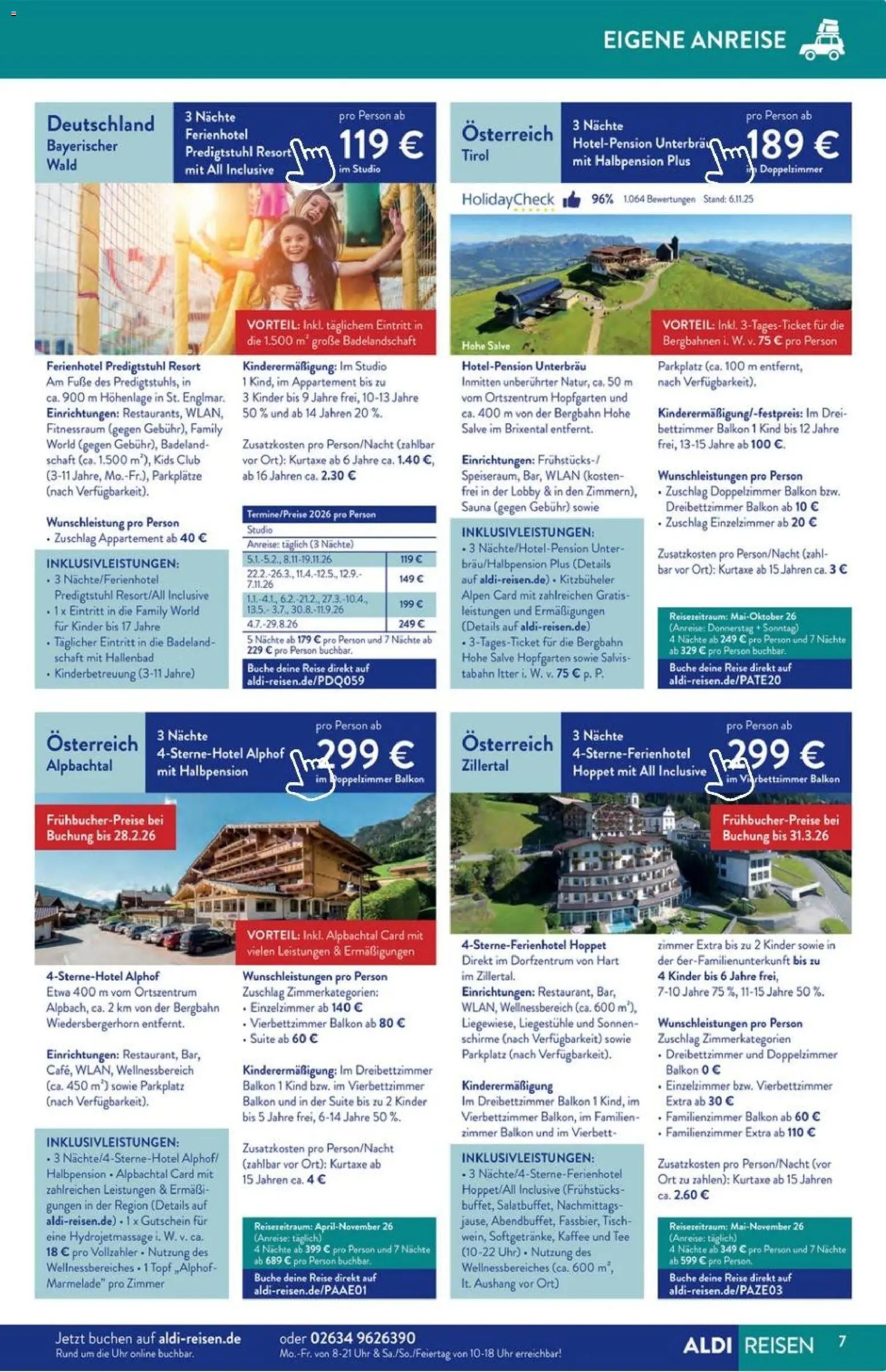 Aldi Reisen Prospekt 	 (2026-01-01 - 2026-01-30)
