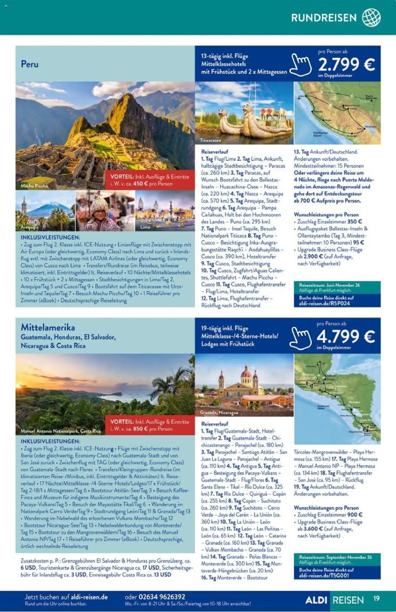 Aldi Reisen Prospekt 	