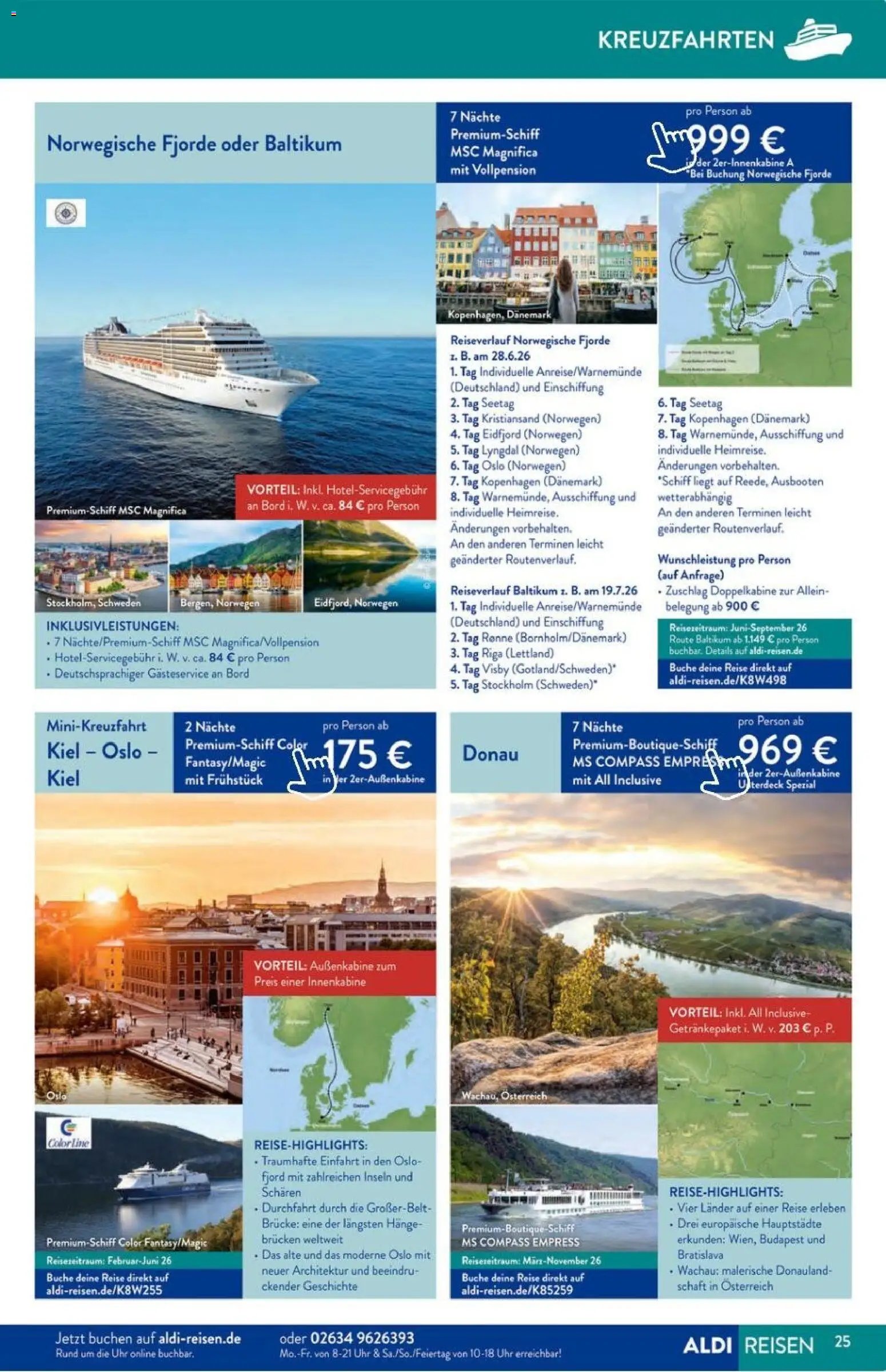 Aldi Reisen Prospekt 	