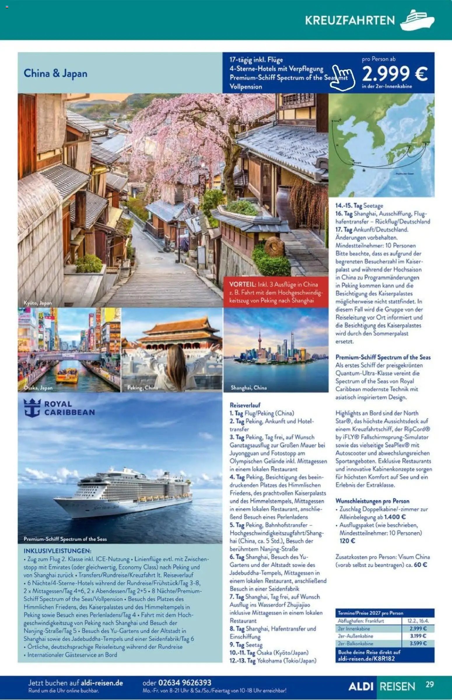 Aldi Reisen Prospekt 	