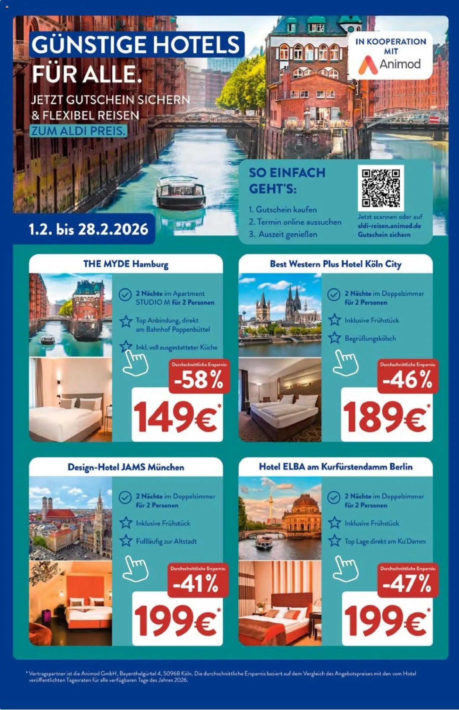 Aldi Reisen Prospekt 	