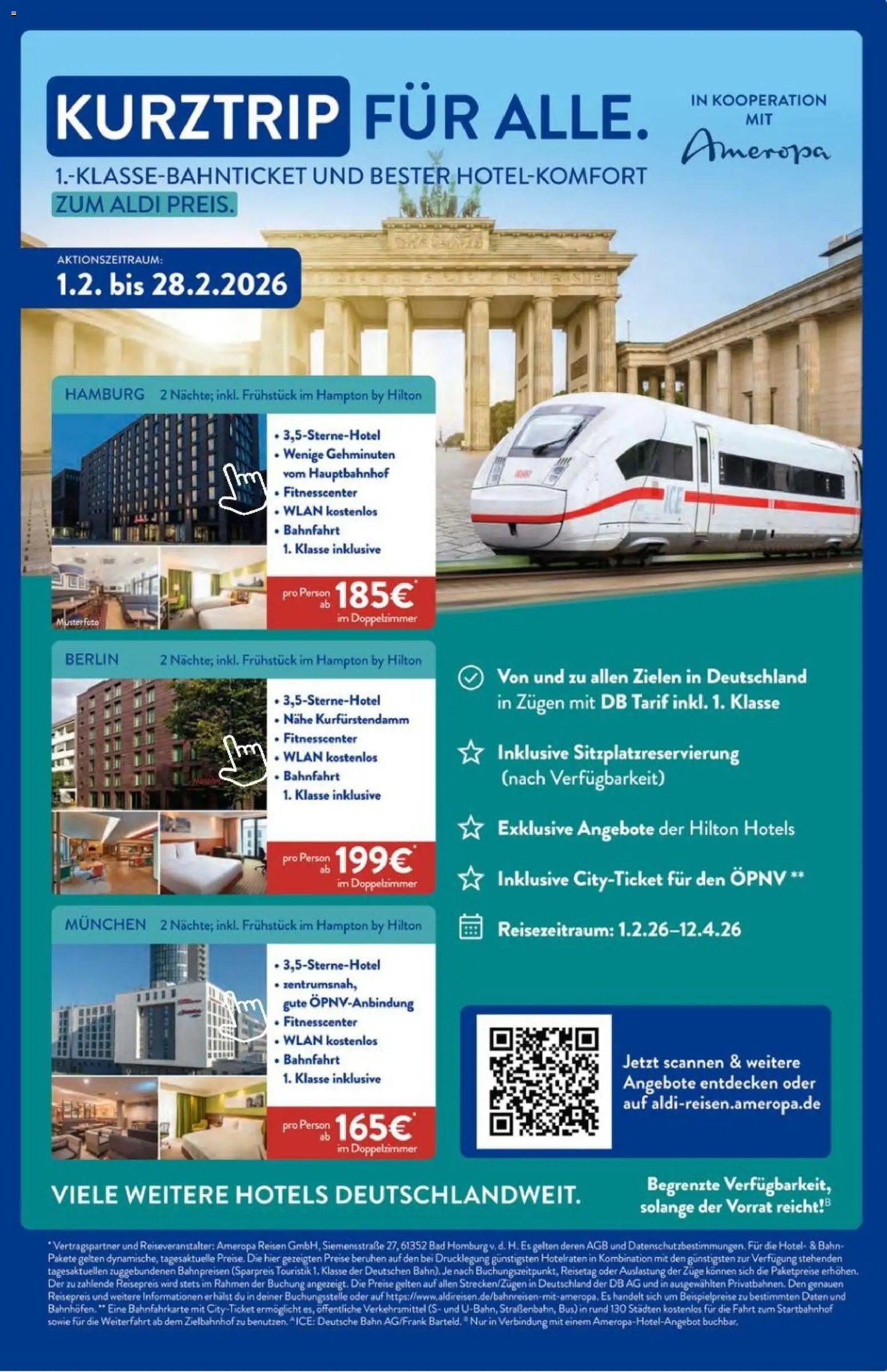 Aldi Reisen Prospekt 	