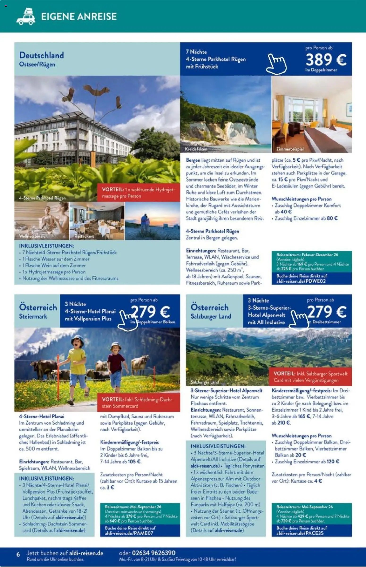 Aldi Reisen Prospekt 	