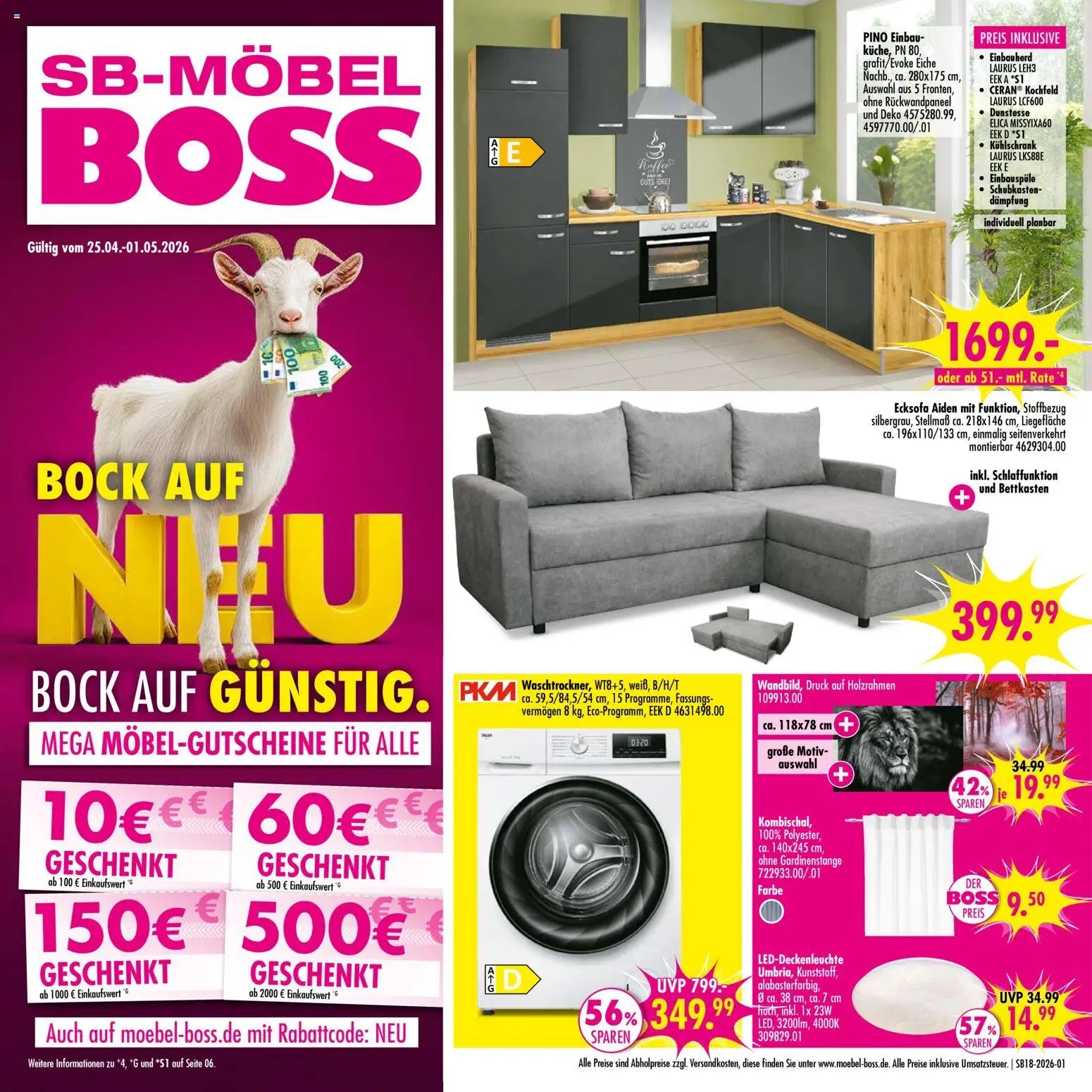 SB Möbel Boss Prospekt 	