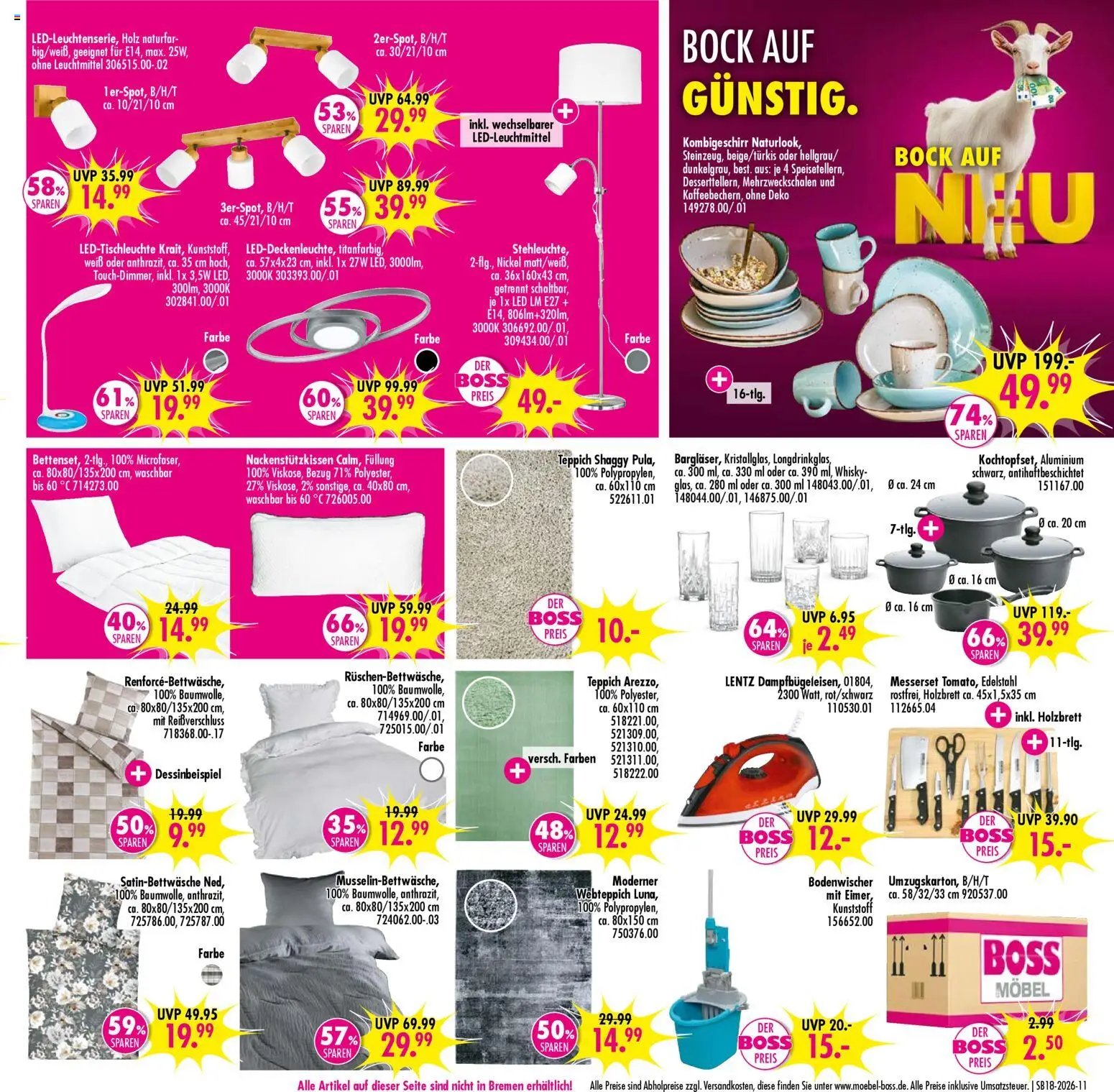 SB Möbel Boss Prospekt 	 (2026-04-25 - 2026-05-01)