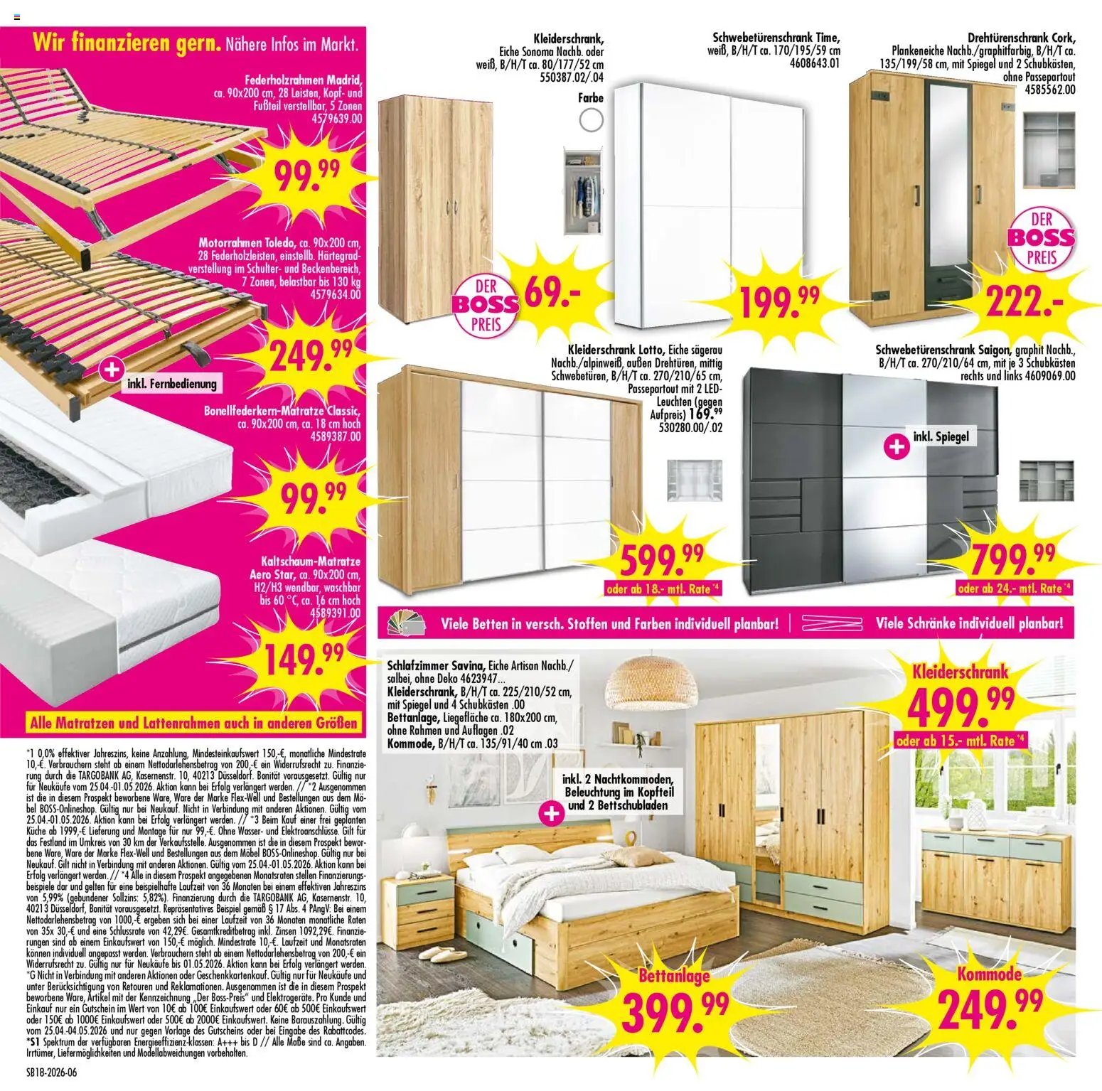 SB Möbel Boss Prospekt 	 (2026-04-25 - 2026-05-01)