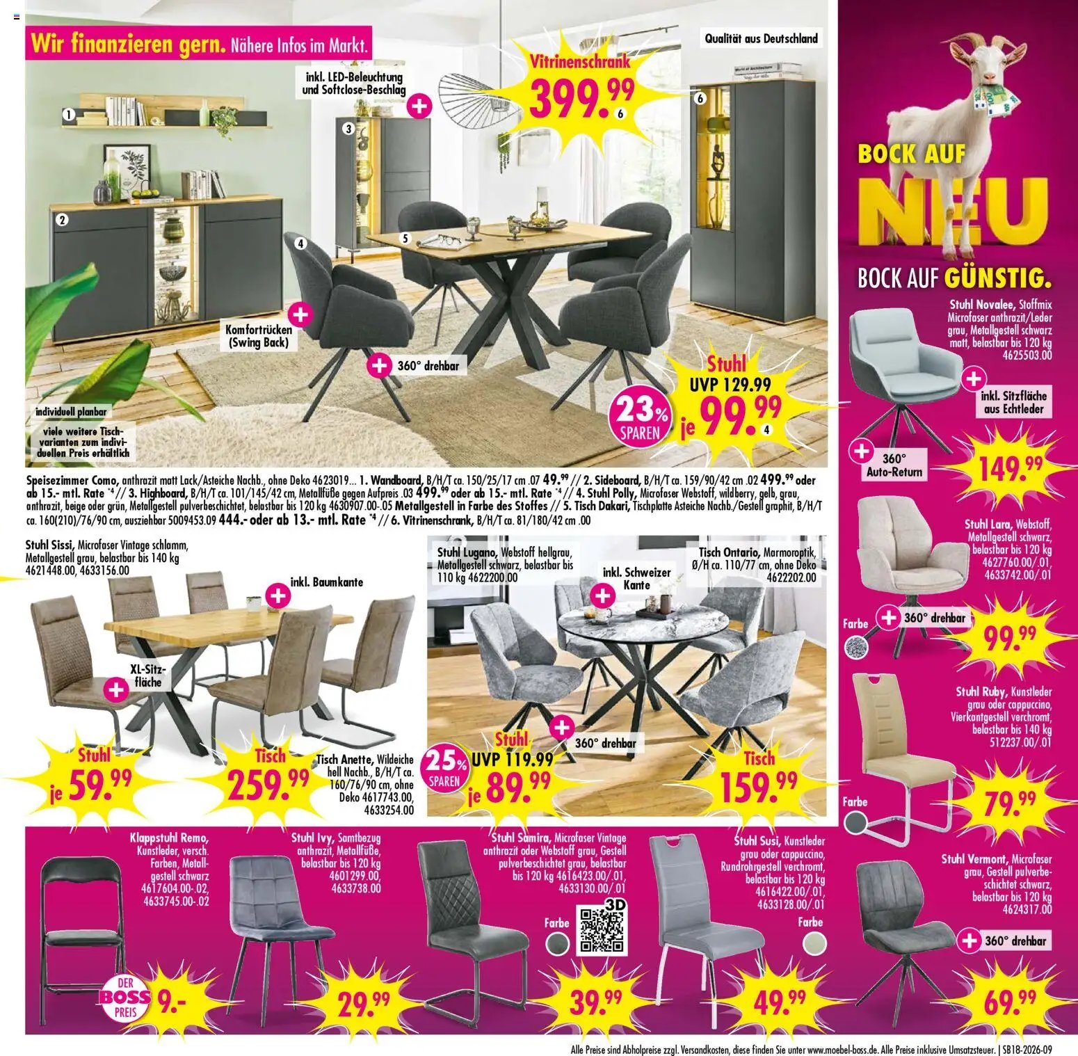 SB Möbel Boss Prospekt 	 (2026-04-25 - 2026-05-01)