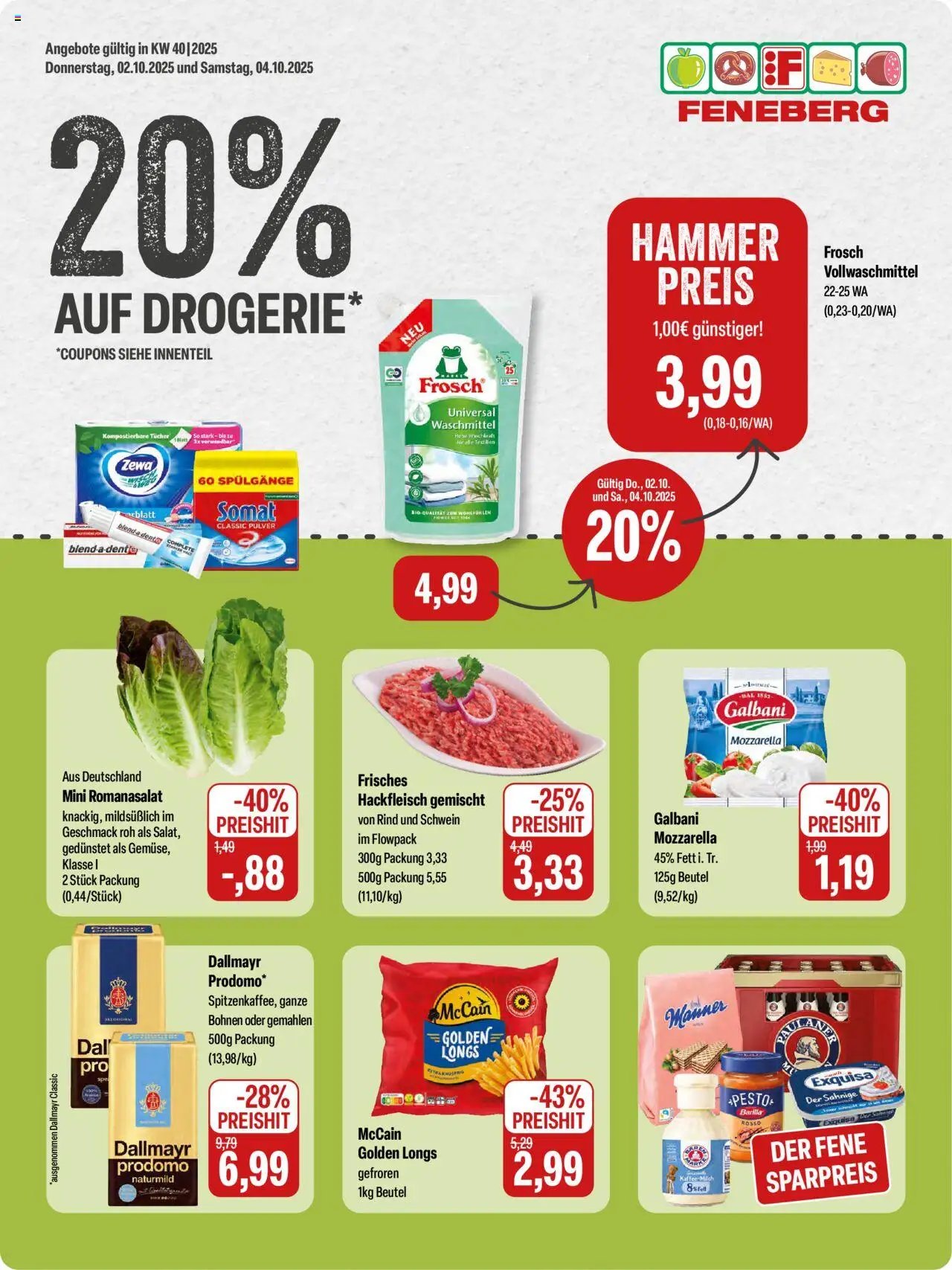 Feneberg Angebote (2025-10-02 - 2025-10-04) | 1