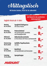 Markant  Mittagstisch