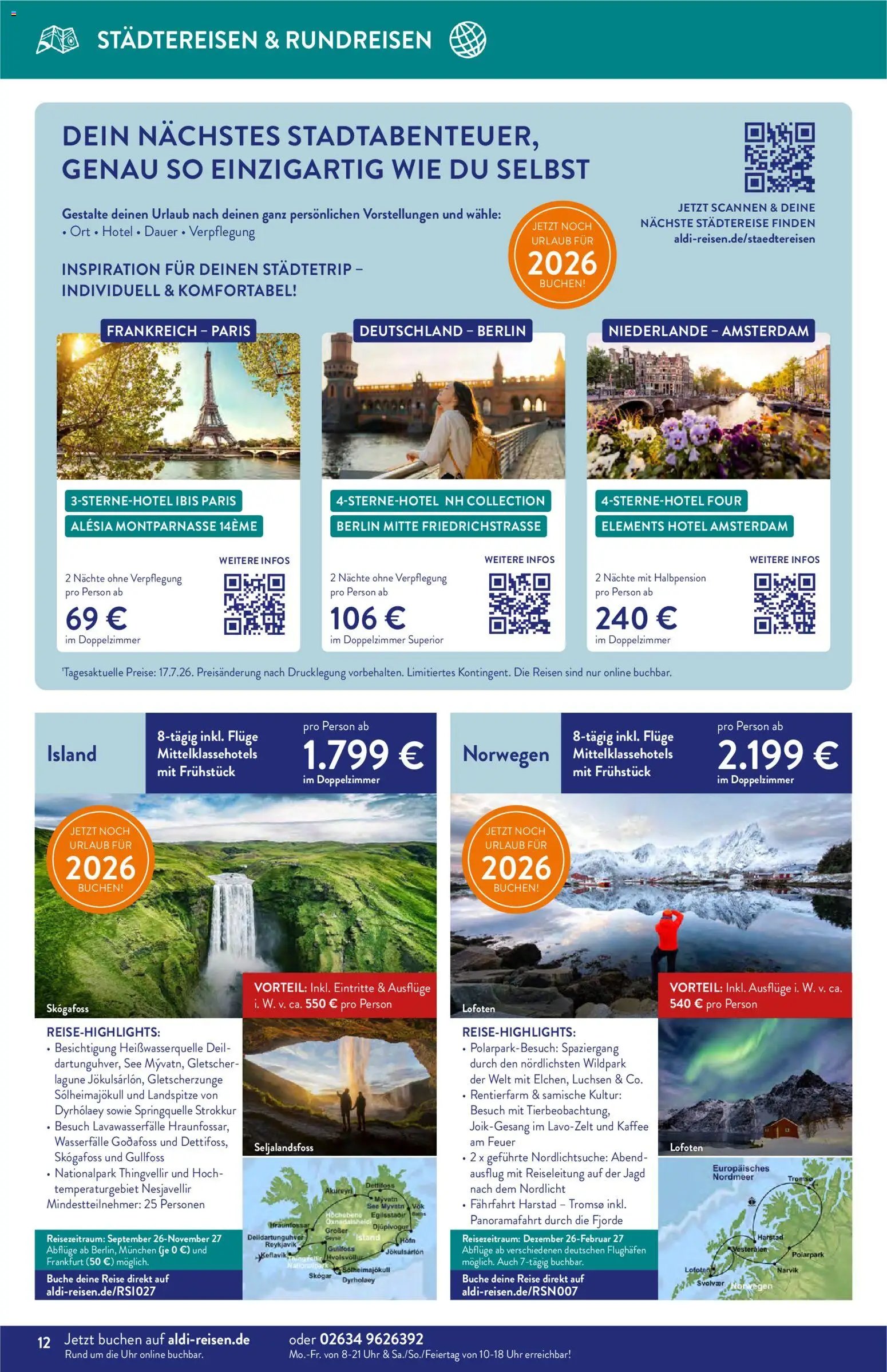 Aldi Reisen Reisemagazin