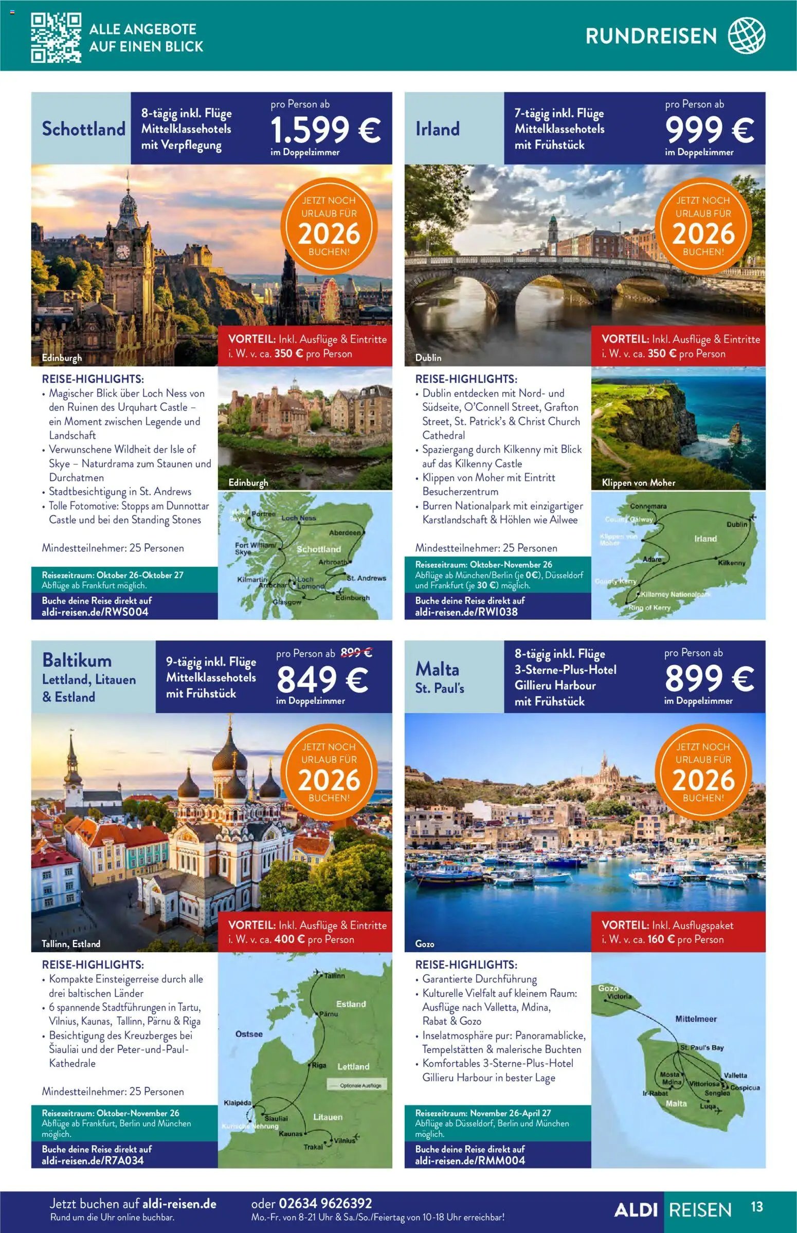 Aldi Reisen Reisemagazin