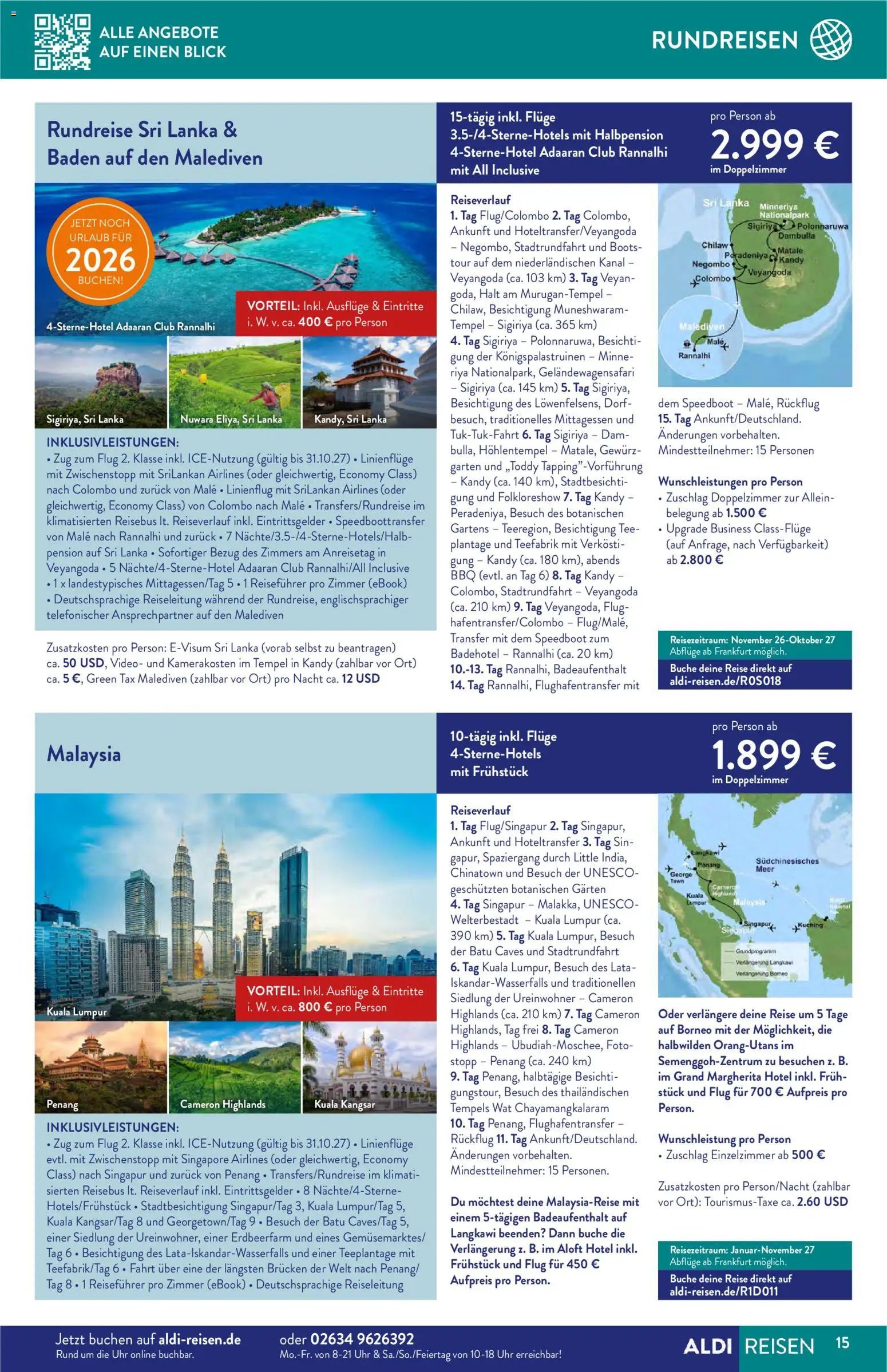 Aldi Reisen Reisemagazin