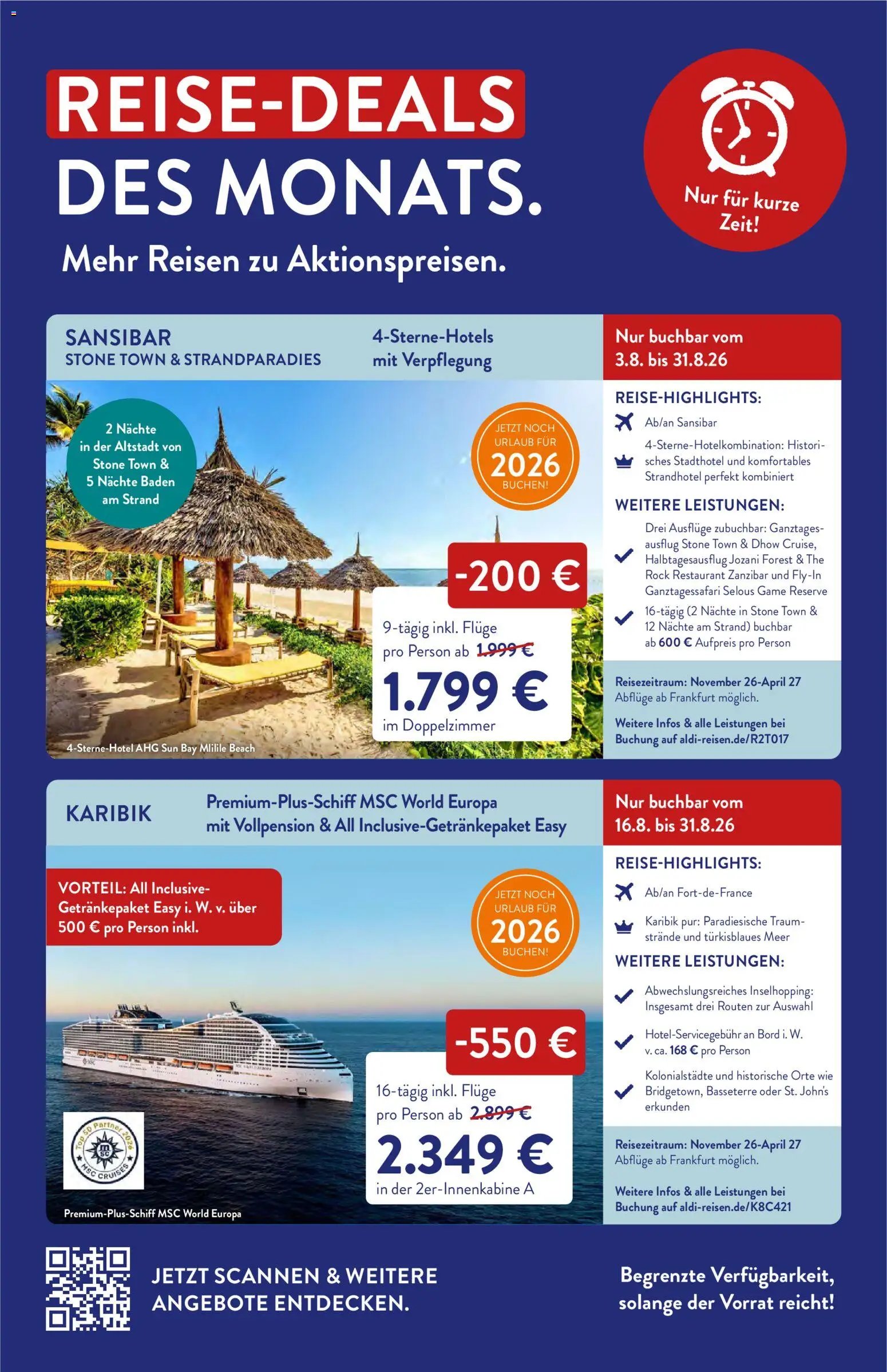 Aldi Reisen Reisemagazin